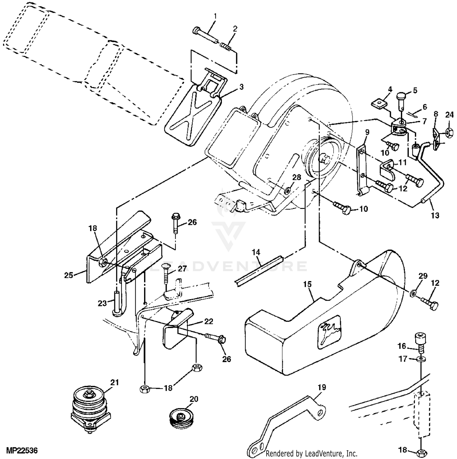 John deere lt160 mower deck belt hot sale