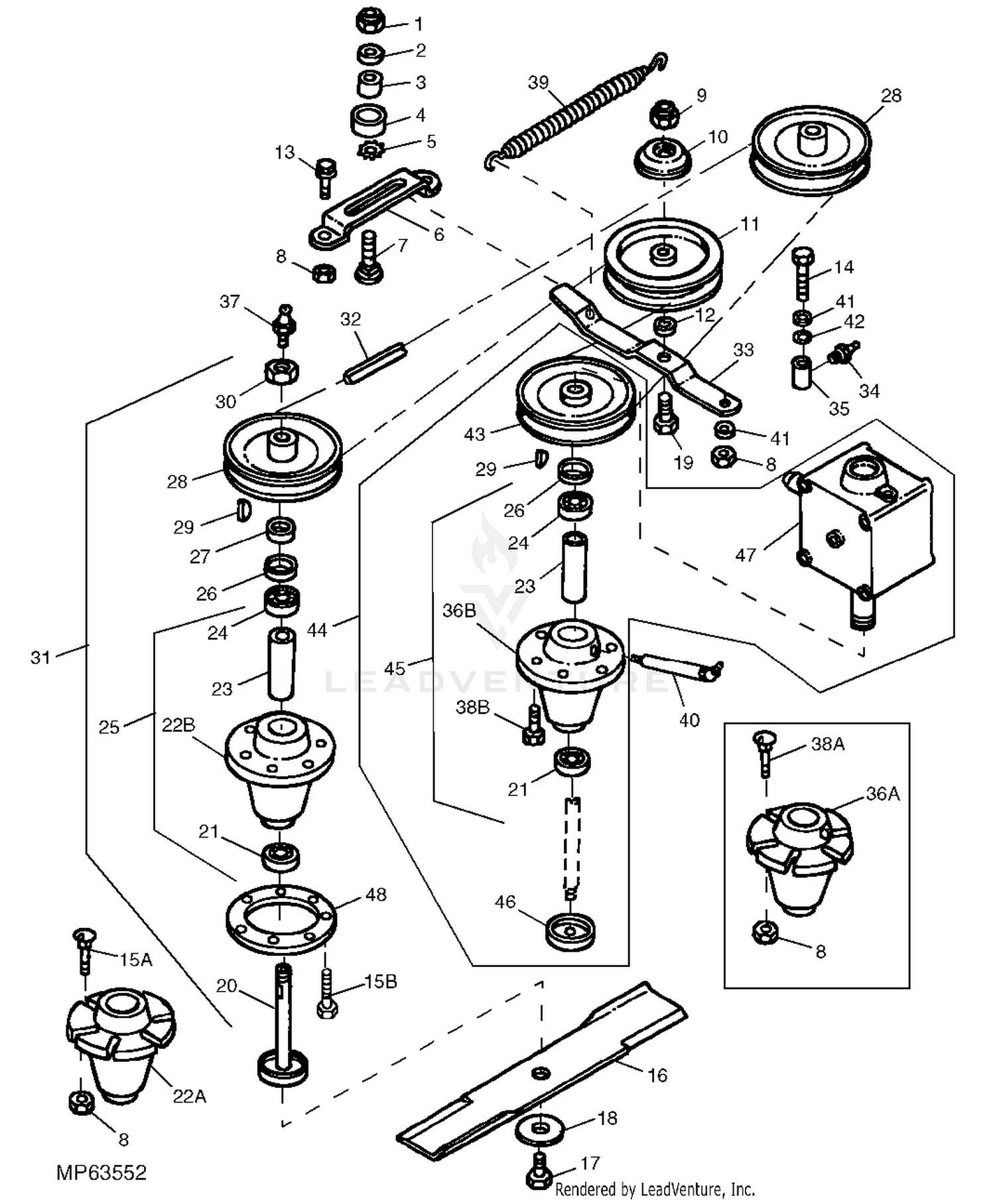 John Deere 60 Inch Mower Deck Parts Diagram MiaUnikate