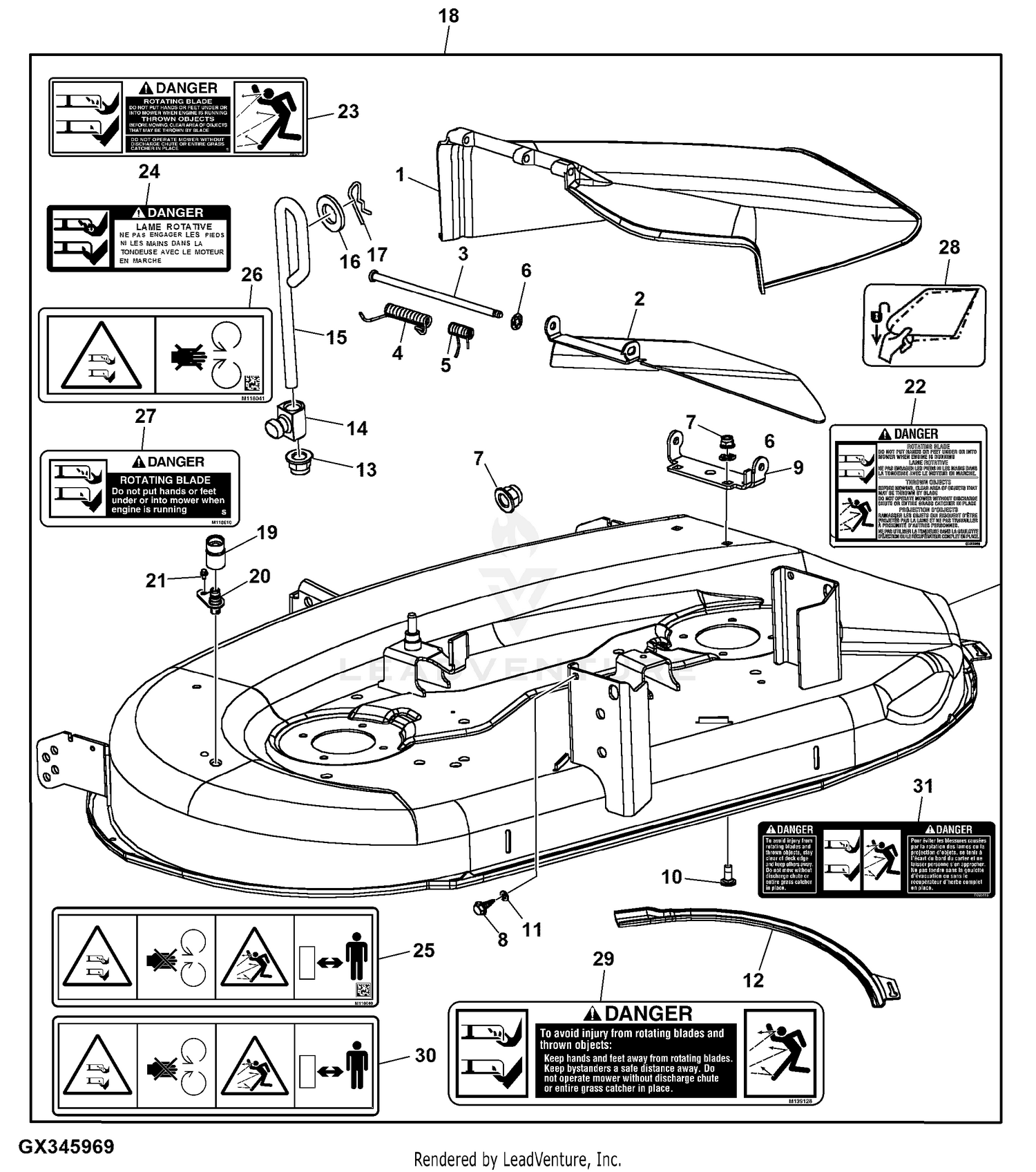 Murray lawn mower deck parts new arrivals