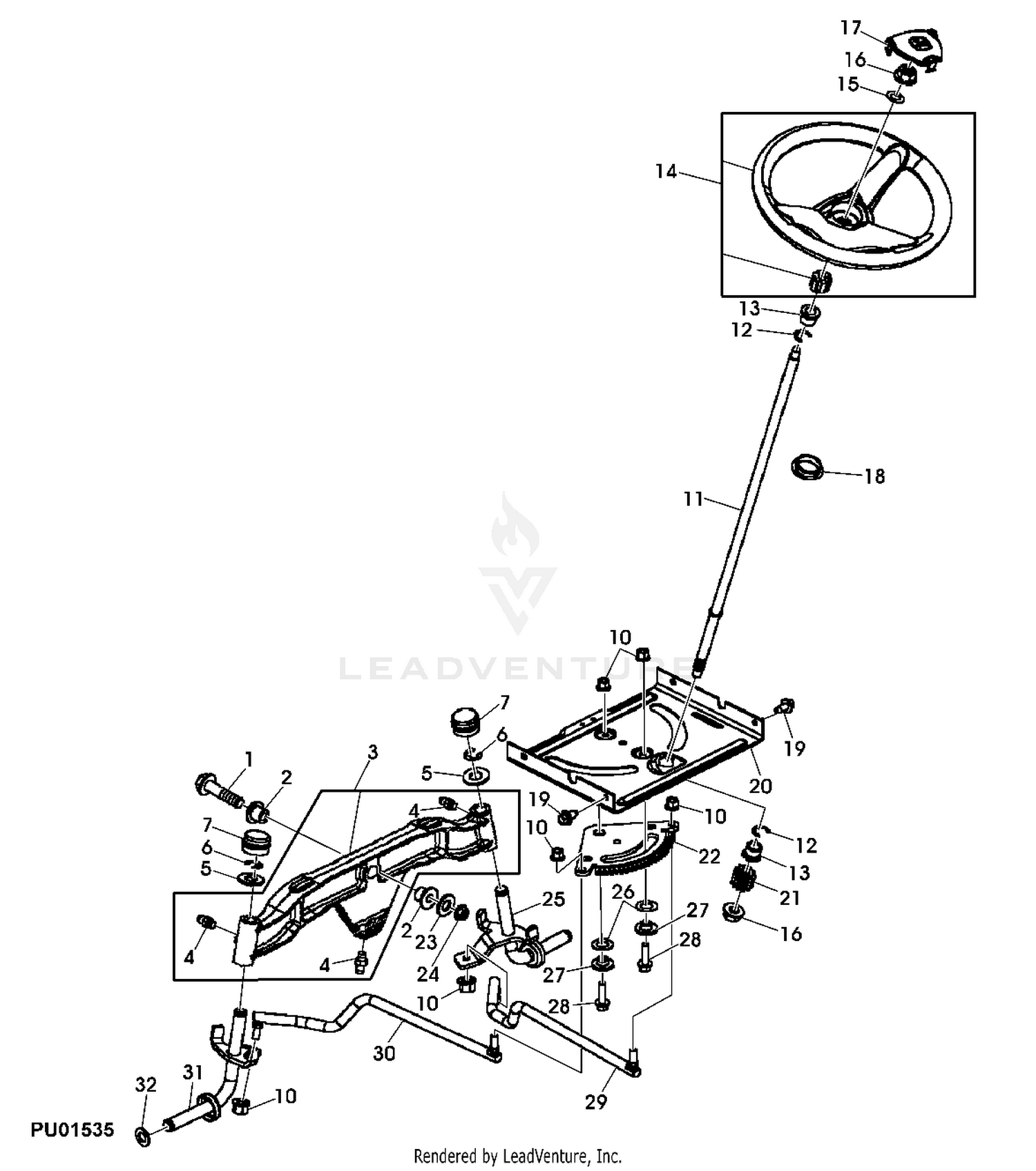 John deere discount scotts mower parts