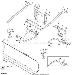 john deere lt180 drive belt diagram
