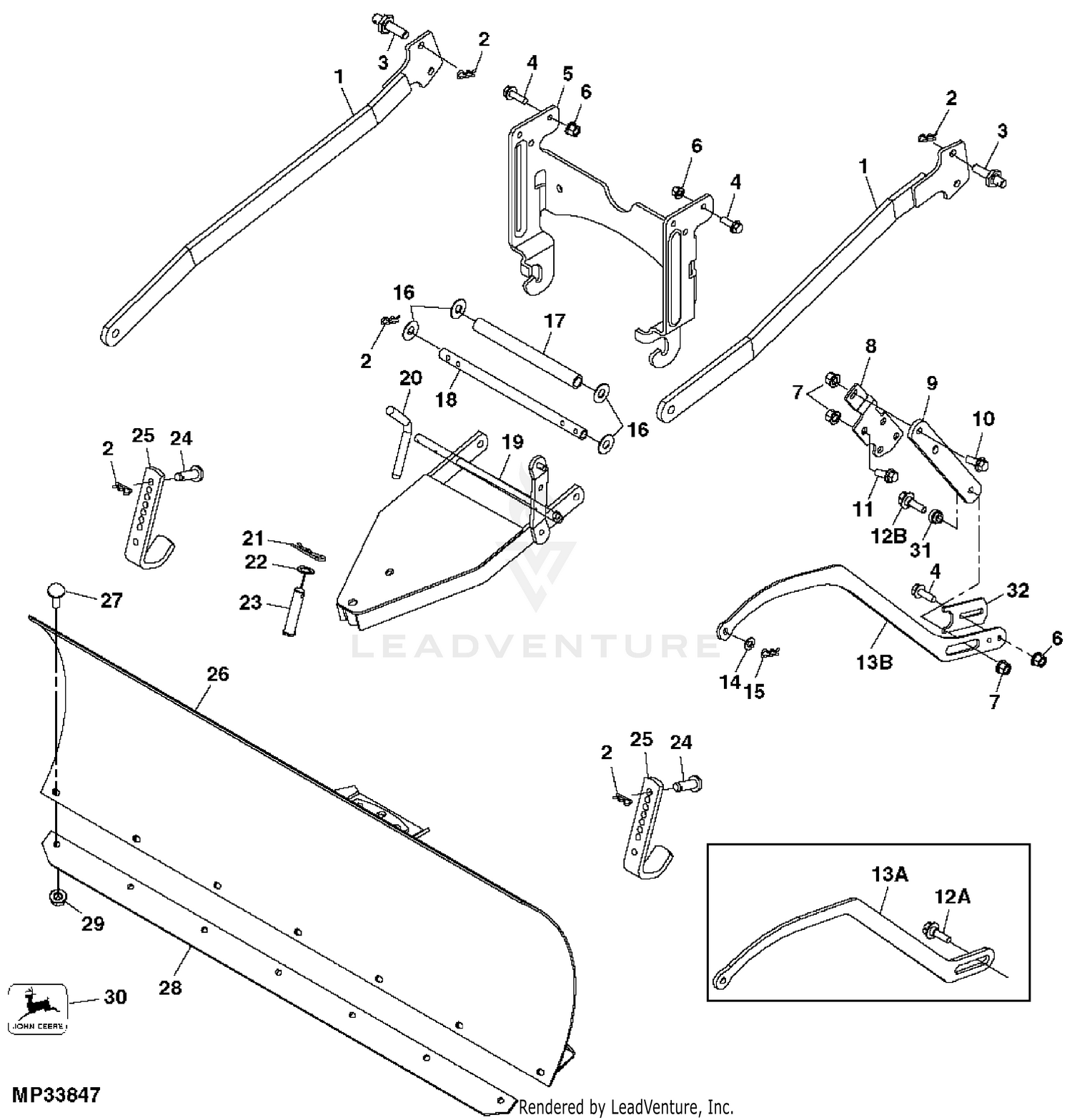 John deere lt160 mower deck parts new arrivals