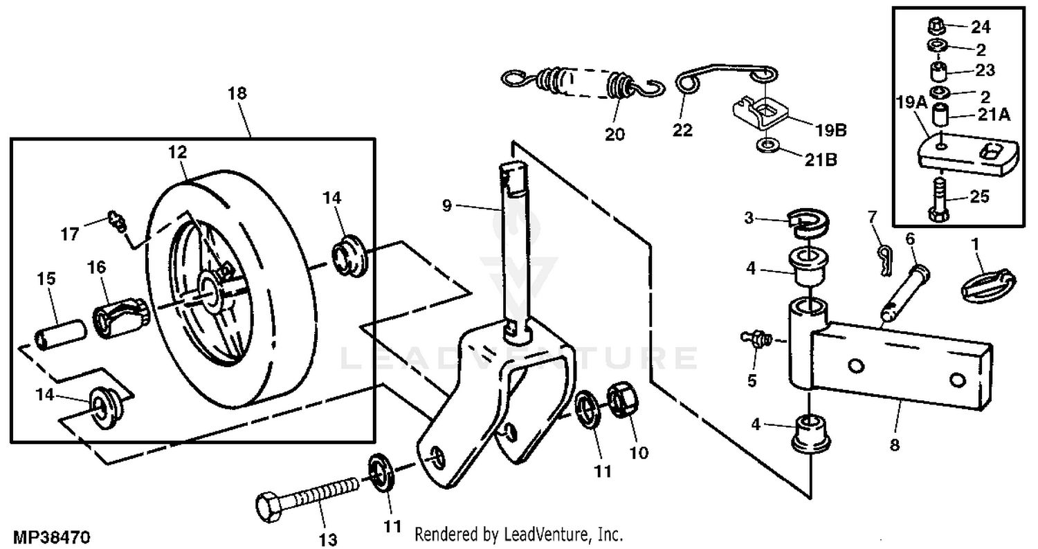 John deere 430 60 online inch mower deck parts