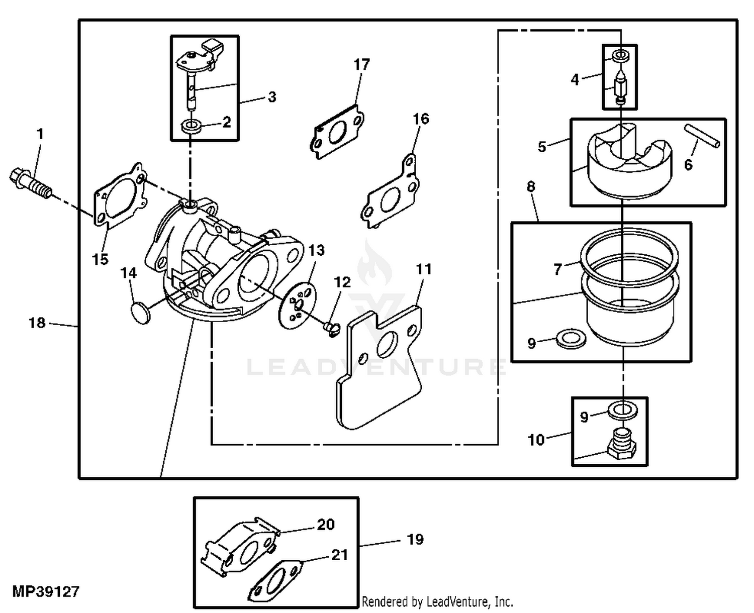 Js40 lawn best sale mower parts