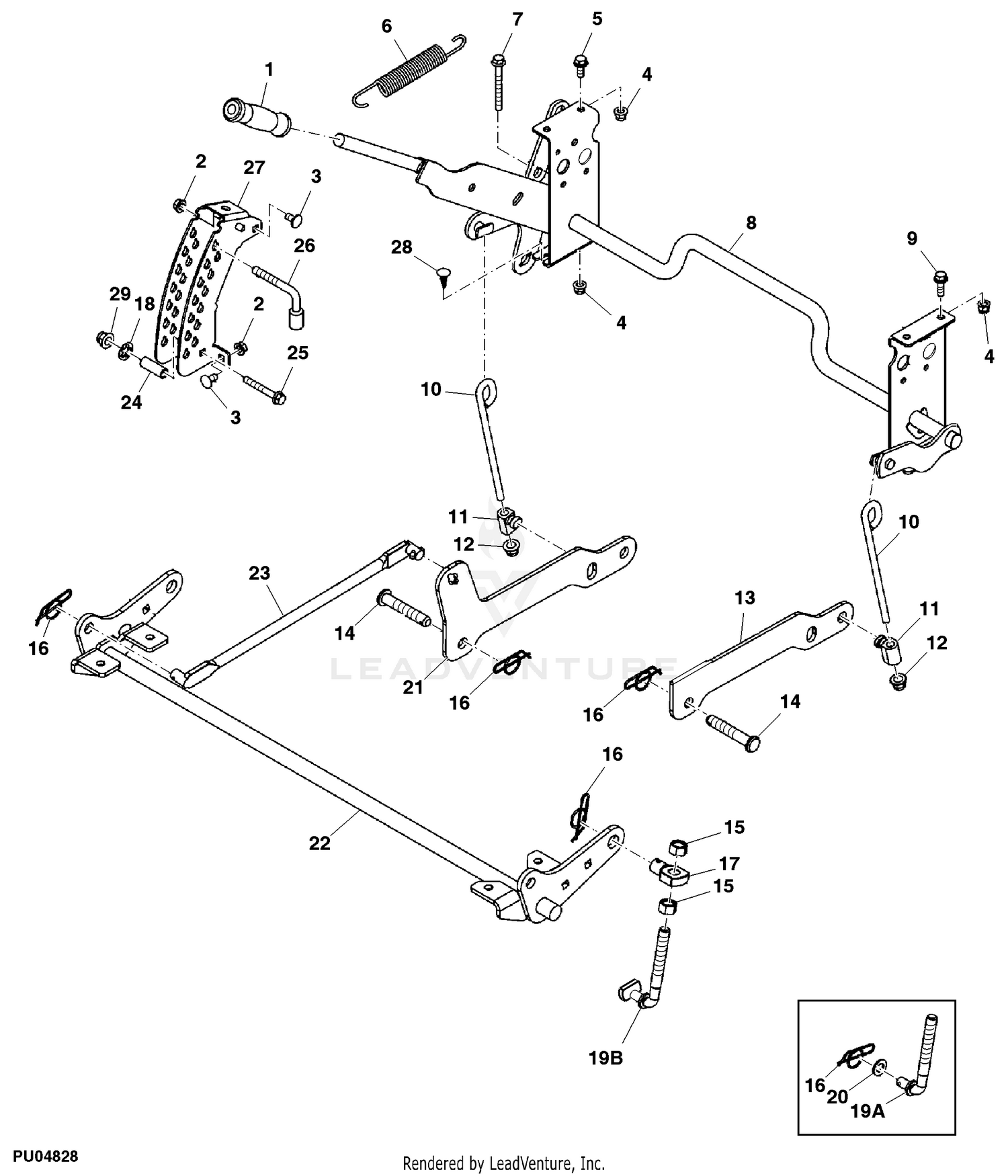John Deere Z465 EZtrak Mower (With 62-IN Convertible Deck