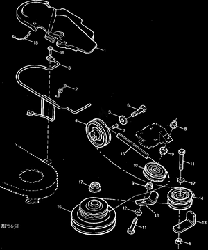 John Deere Power Flow Pulley AM130776 