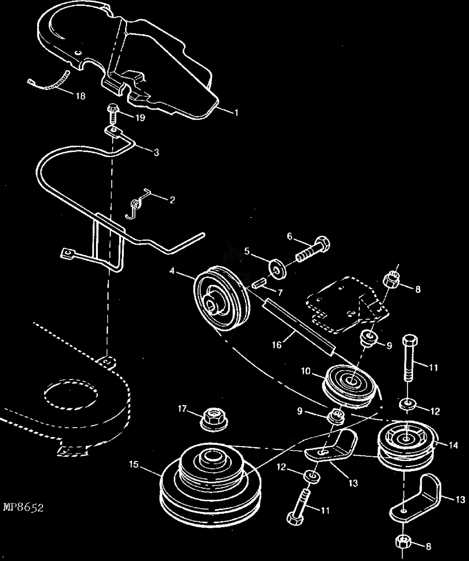 2 bag power flow belt diagram