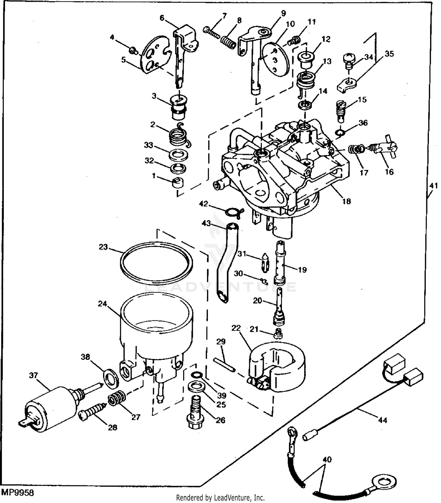 John deere best sale srx75 carburetor