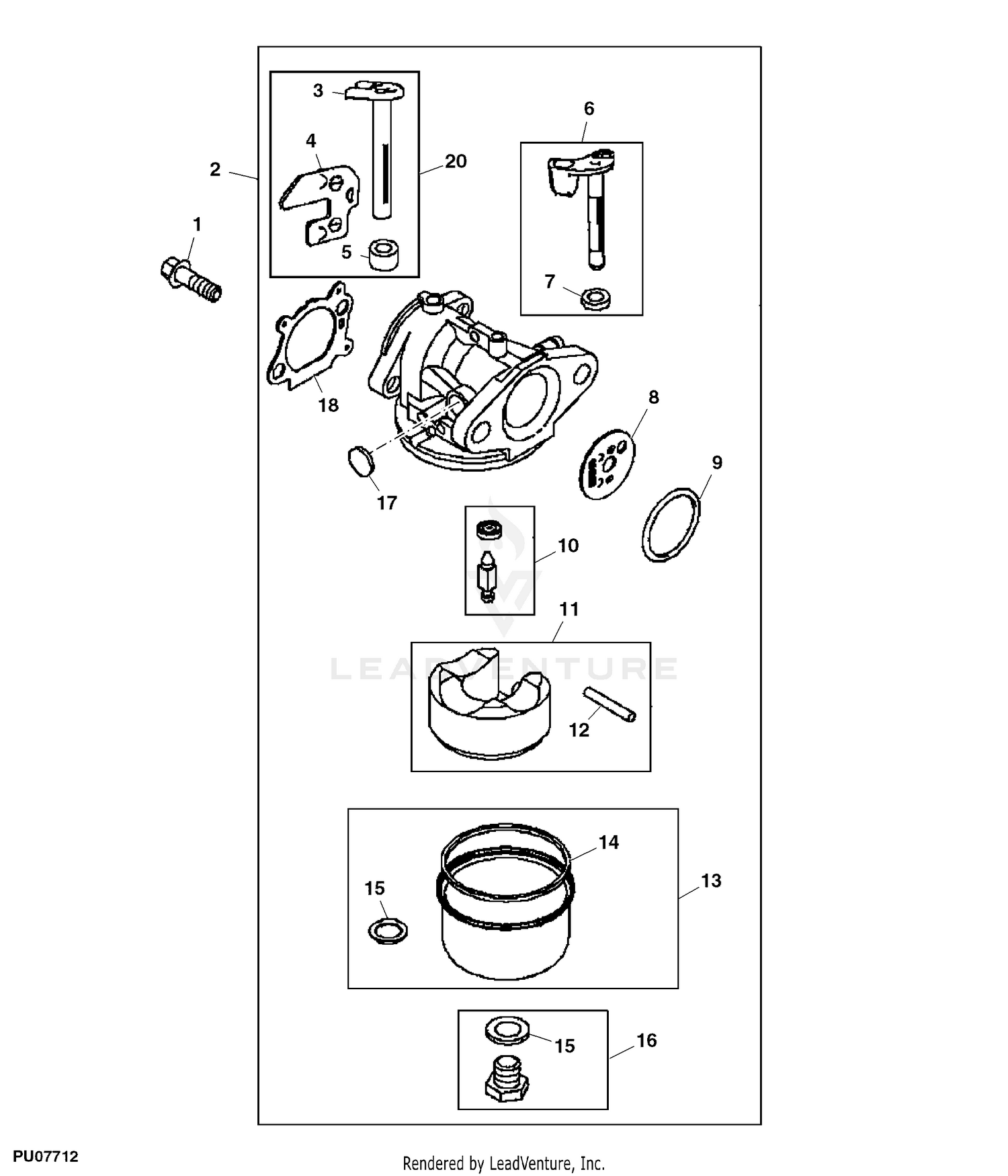 John deere js26 deals parts