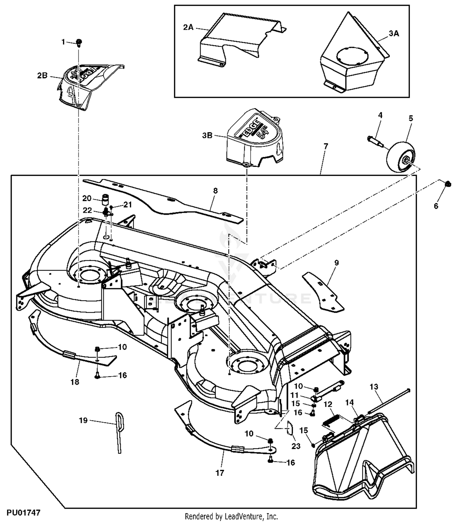 La175 mower deck hot sale