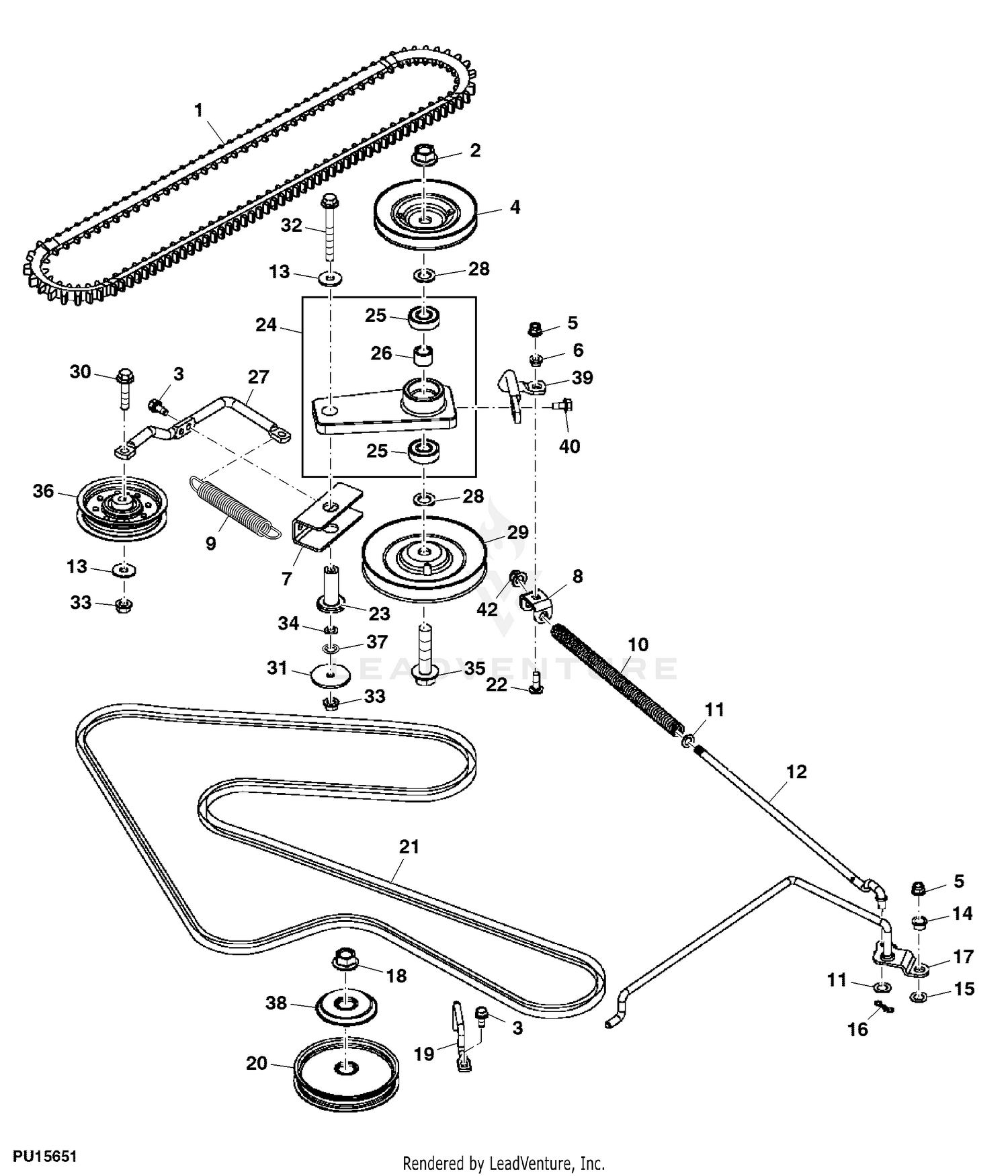 John deere x540 54 mower deck parts new arrivals