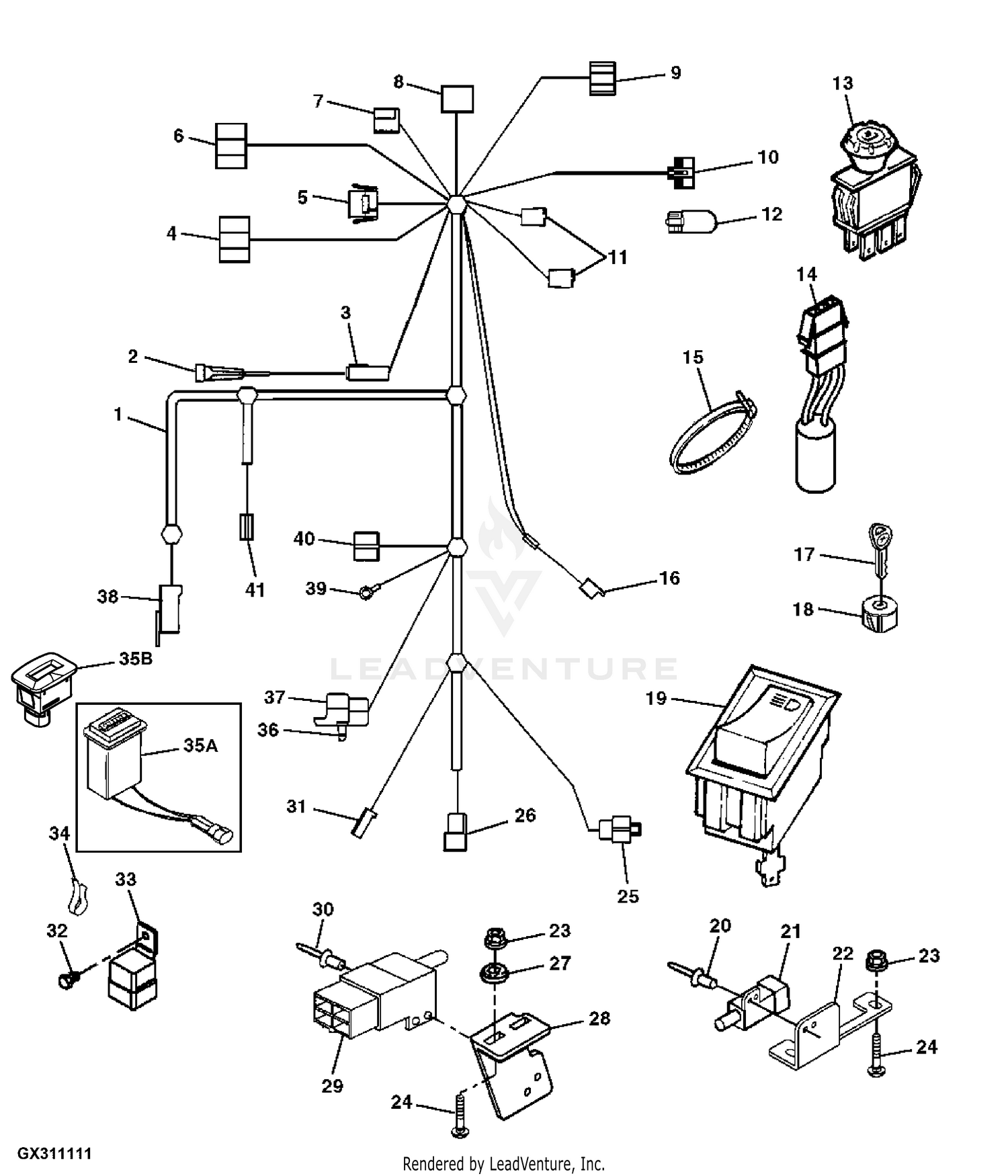 Wiring Diagram For John Deere Sabre Wiring Diagram And Schematics 3398