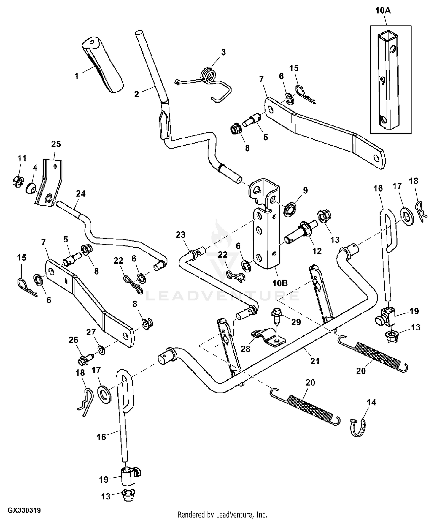 John deere d170 deck parts new arrivals