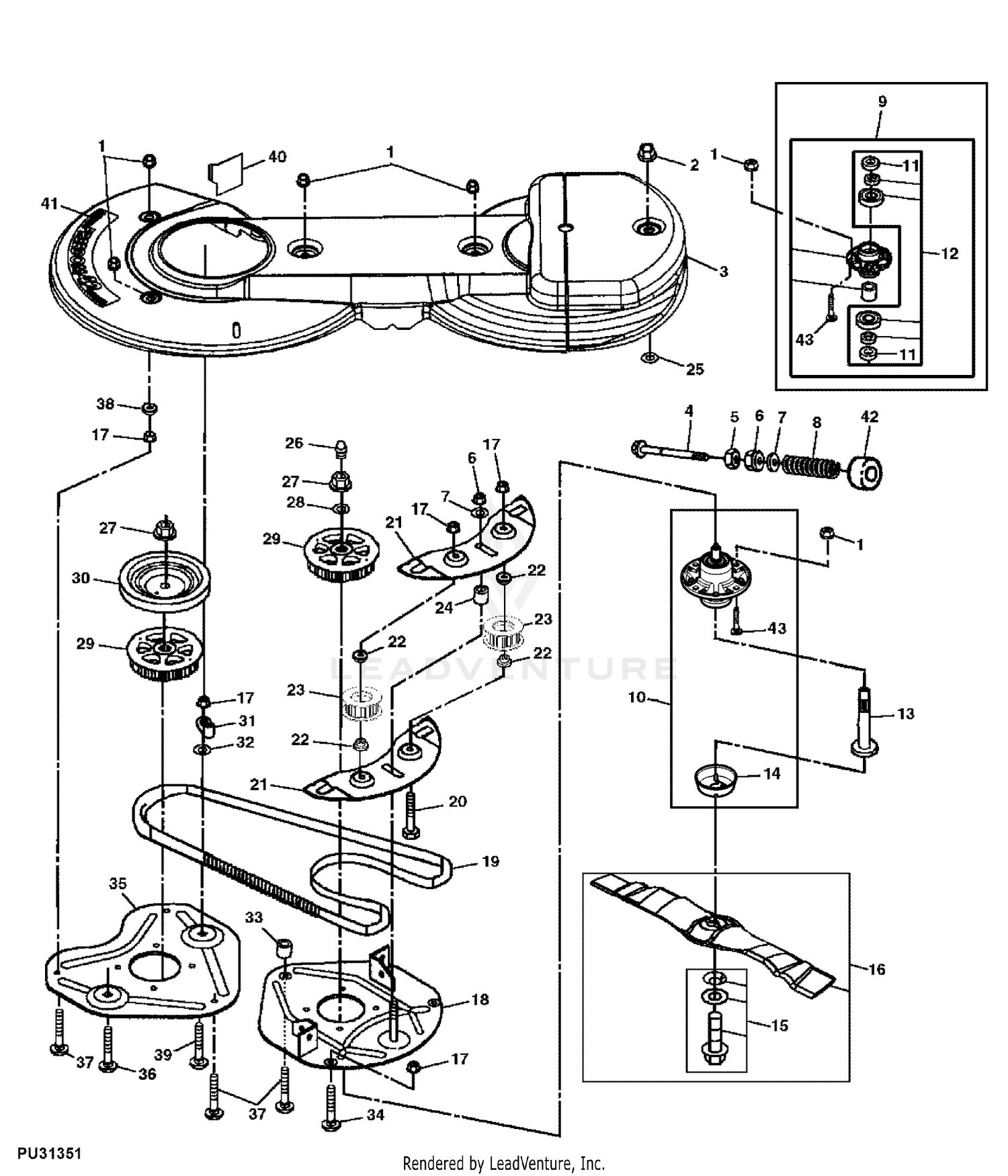 John deere 2024 42 deck belt