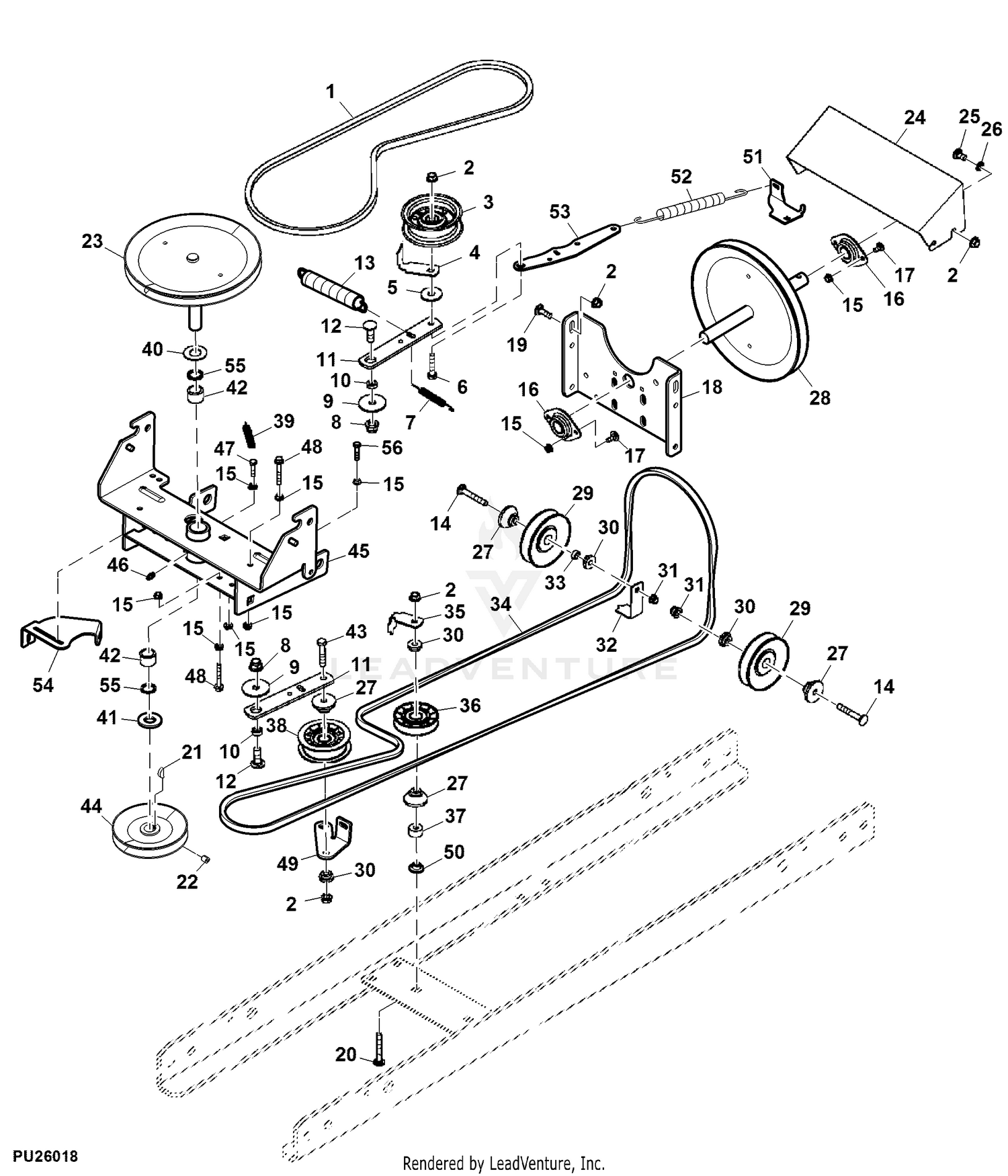 John Deere L120 Mower Deck Belt Diagram Maybe you would like to learn