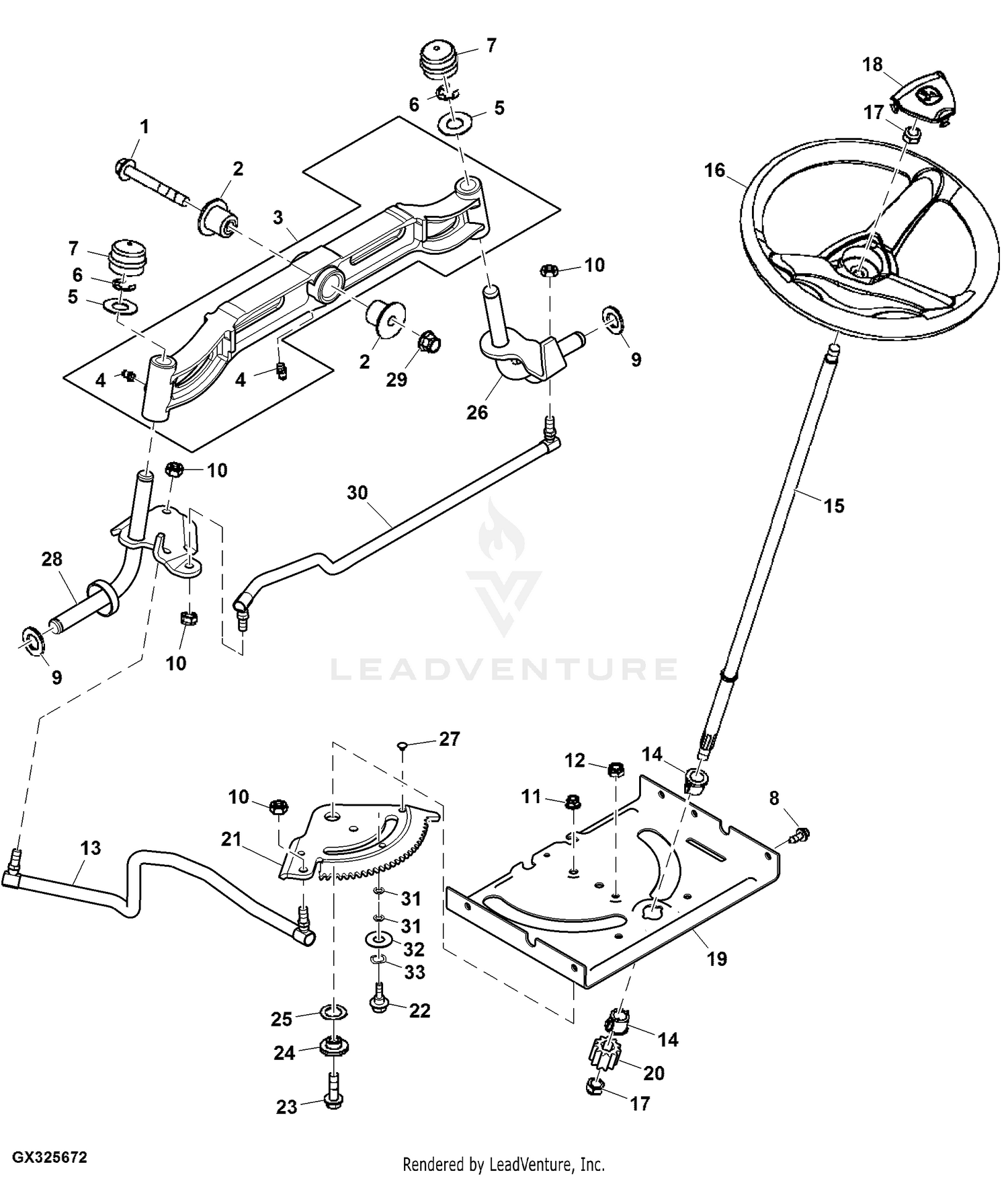 John deere l120 steering parts diagram new arrivals