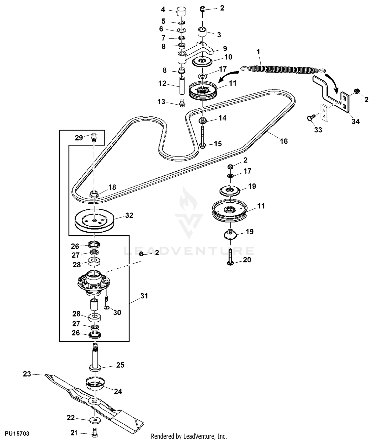 JOHN DEERE POWER FLOW C SERIES for 48C, 54C and 62C MOWERS OPERATOR'S MANUAL