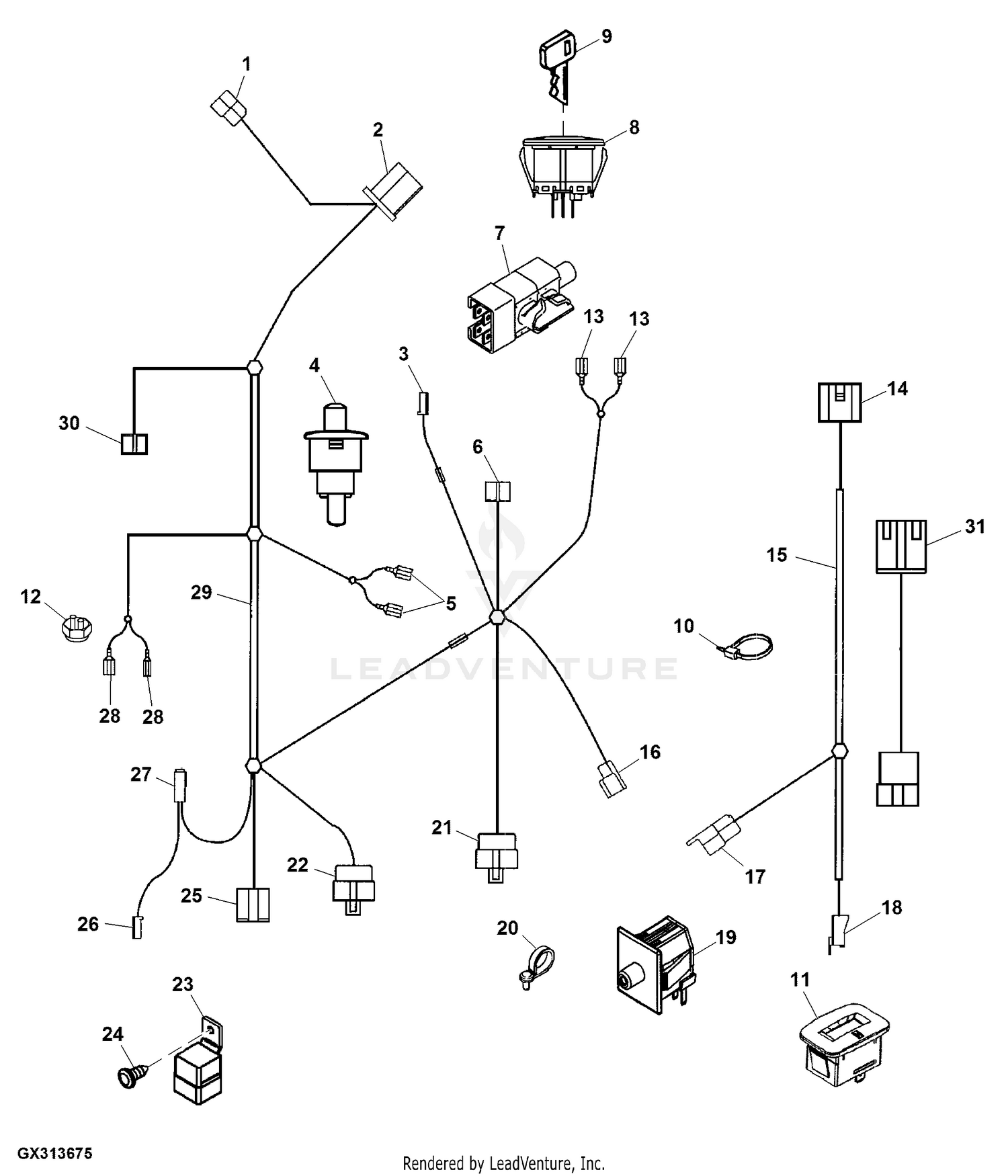 John Deere L100 Wiring Schematic