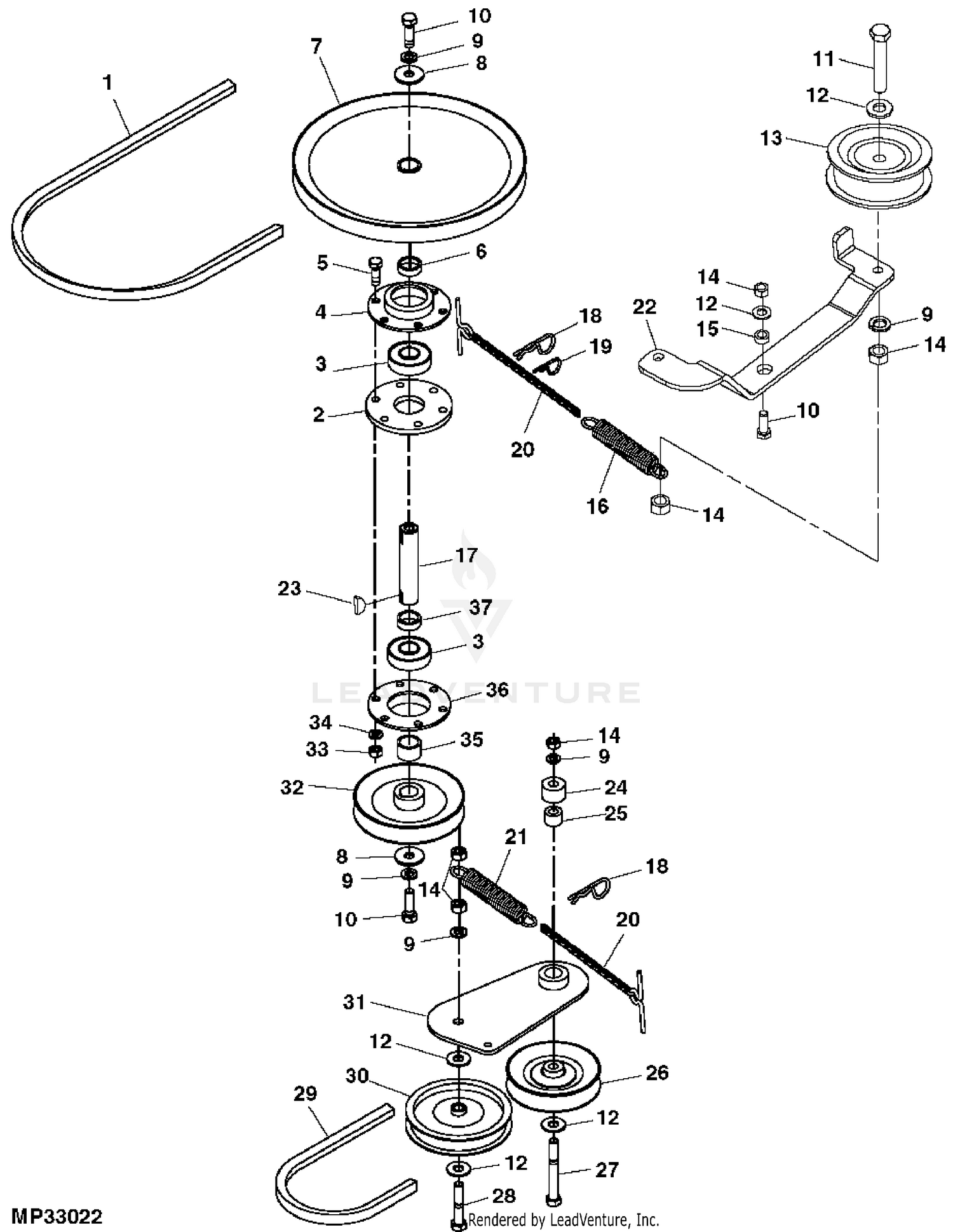 John deere lt180 drive hotsell belt diagram