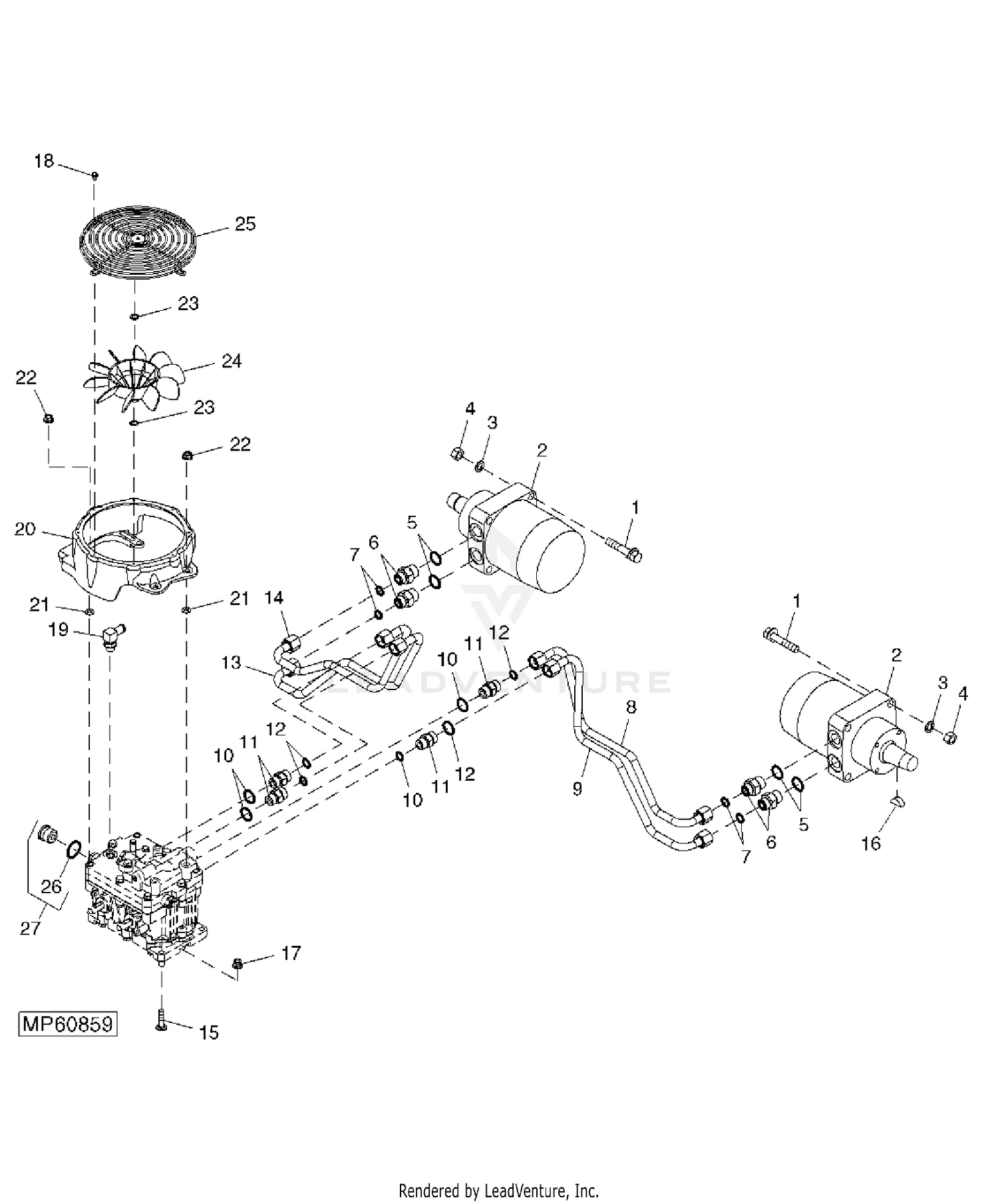 John deere discount 717a replacement engine