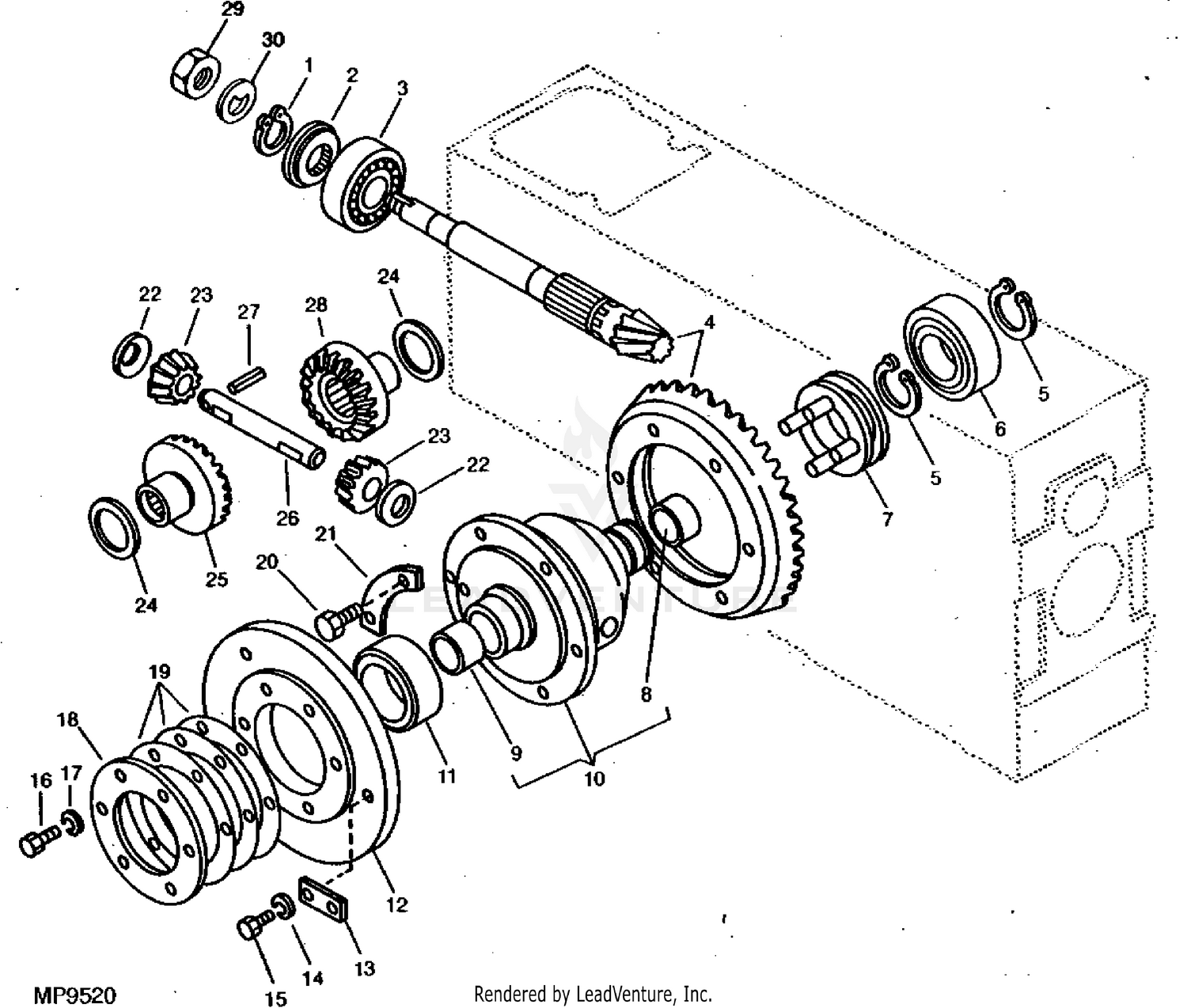 John Deere 1050 Parts - Clutch Parts