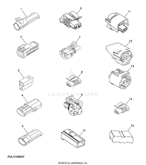 Diagrama de fiação do conector de 3 pinos para trator
