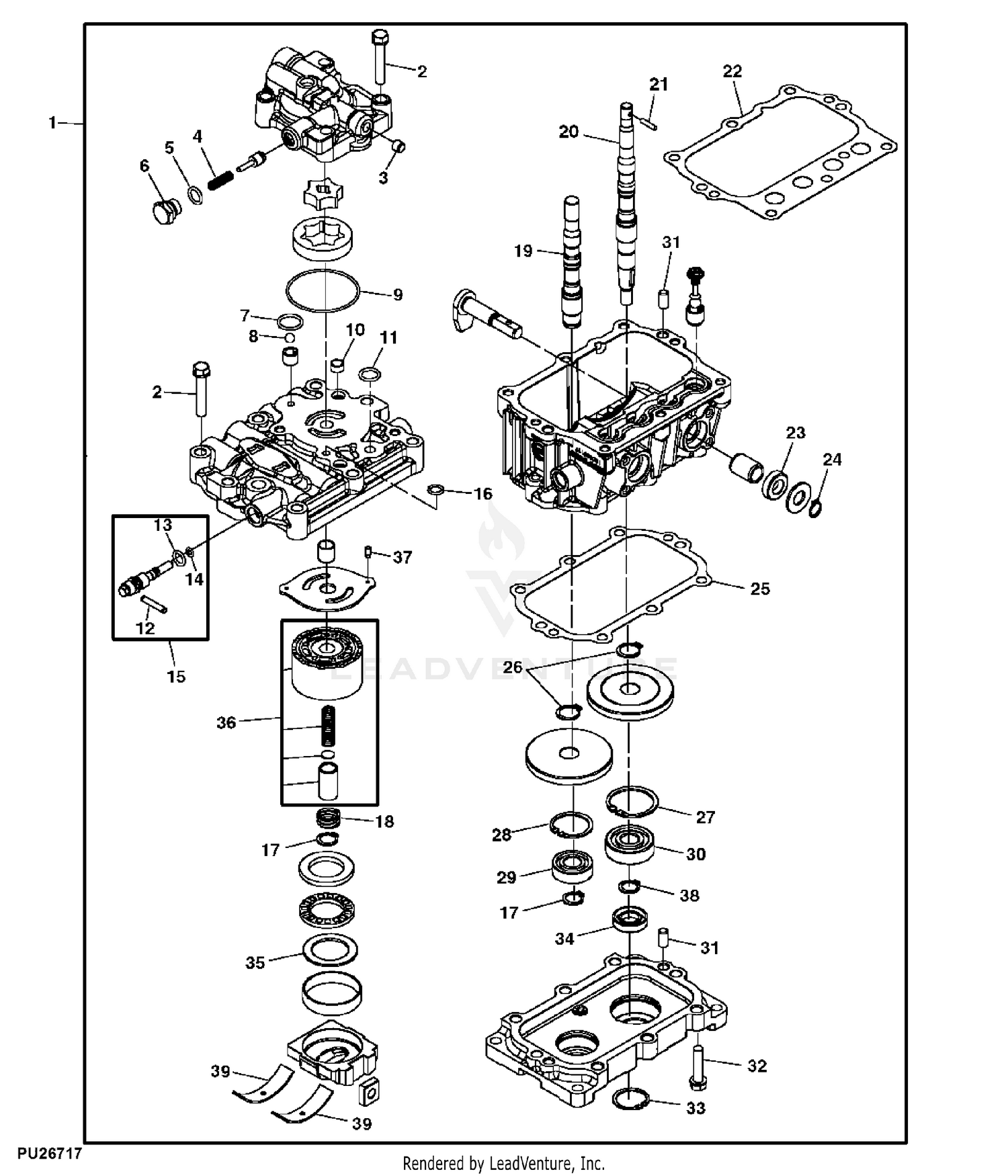 john deere z425 hydraulic pump rebuild kit earthaerb