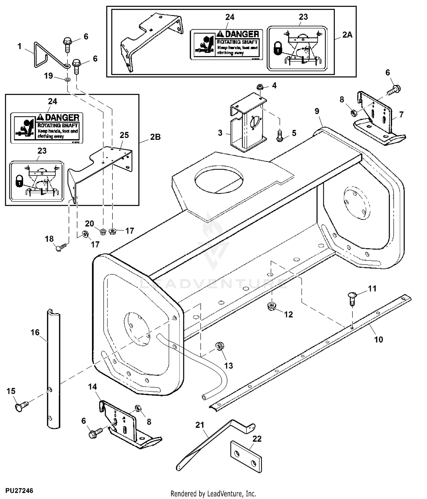 Lawn Mowers John Deere Original Equipment Snowblower Attachment Blade