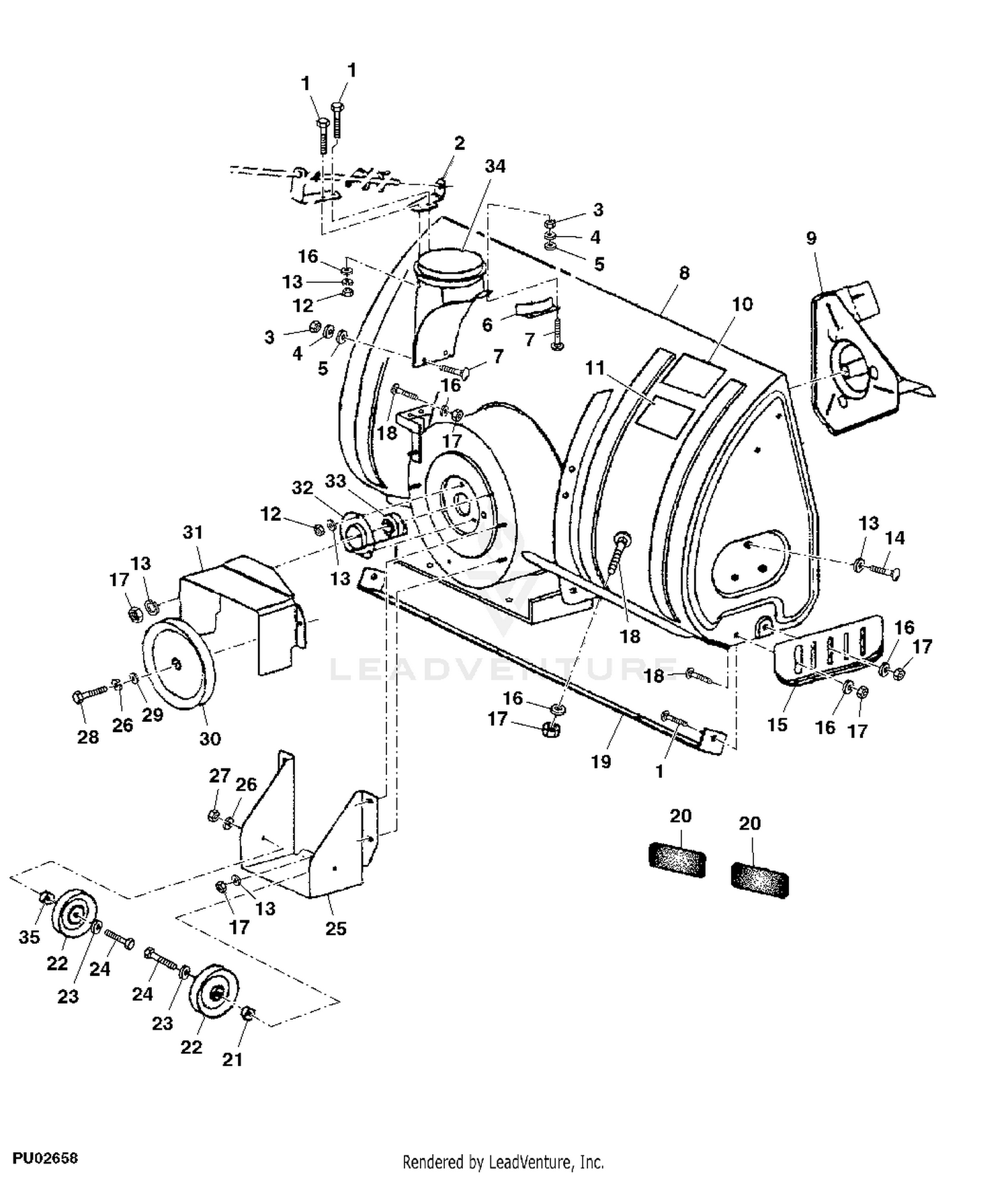 John deere 2025 l108 parts