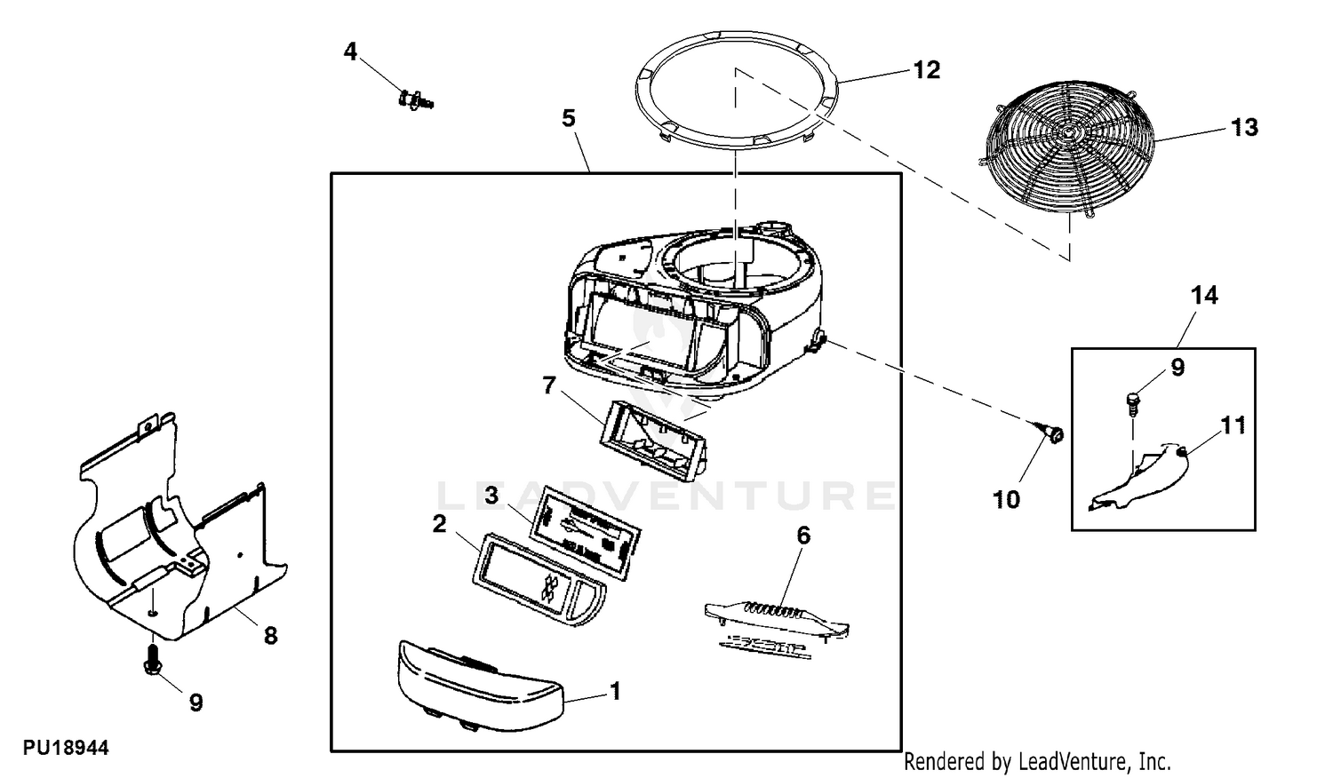 John Deere FUEL AND AIR Air Cleaner