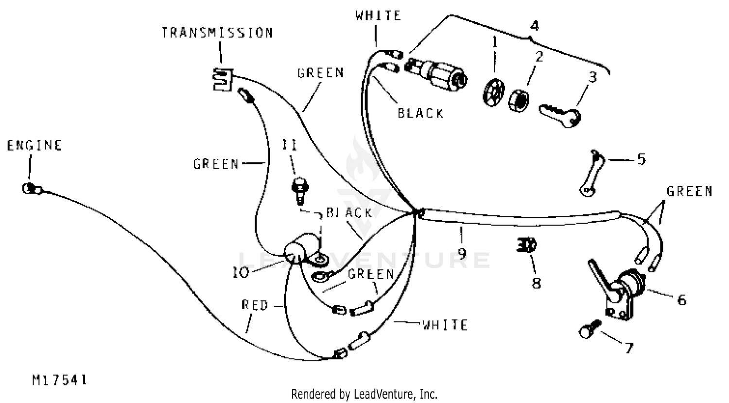 ignition switch diagram for riding mower