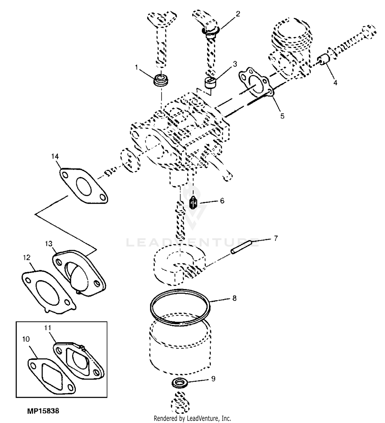 John Deere MOWER RELATED PARTS Wheels (12SB, 14SB, 14SE) (175001 - )