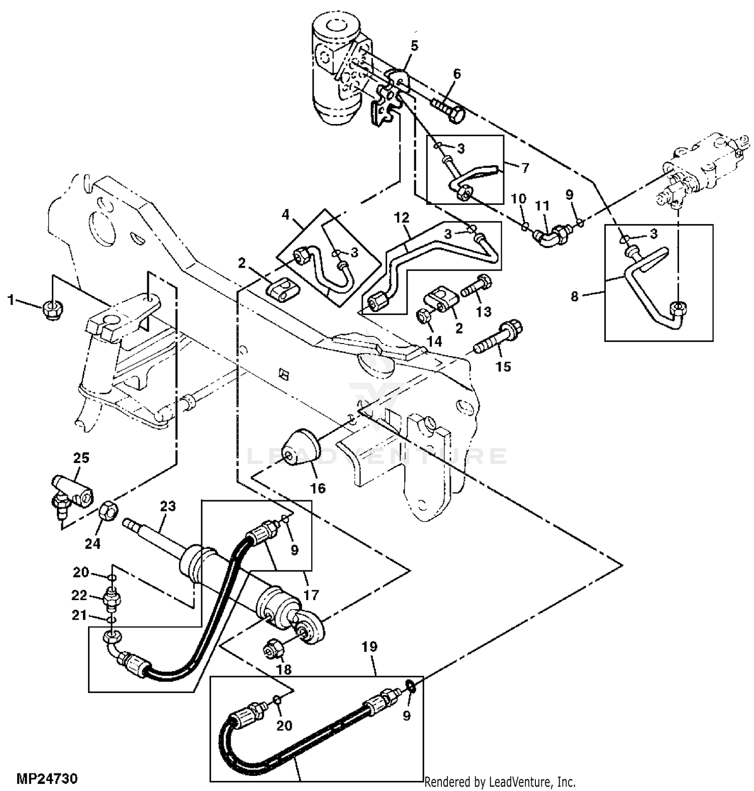 John Deere GX345 Lawn & Garden Tractor Power Flow Blower Assembly (48C  Mower) (W/Quick-Tatch) -PC9078 Jacksheave & Belt 54C High-Performance Power  Flow: MATERIAL COLLECTION SYSTEM