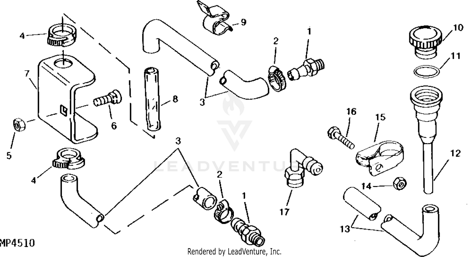 John Deere 332 LAWN & GARDEN TRACTOR -PC2139 TRANSMISSION