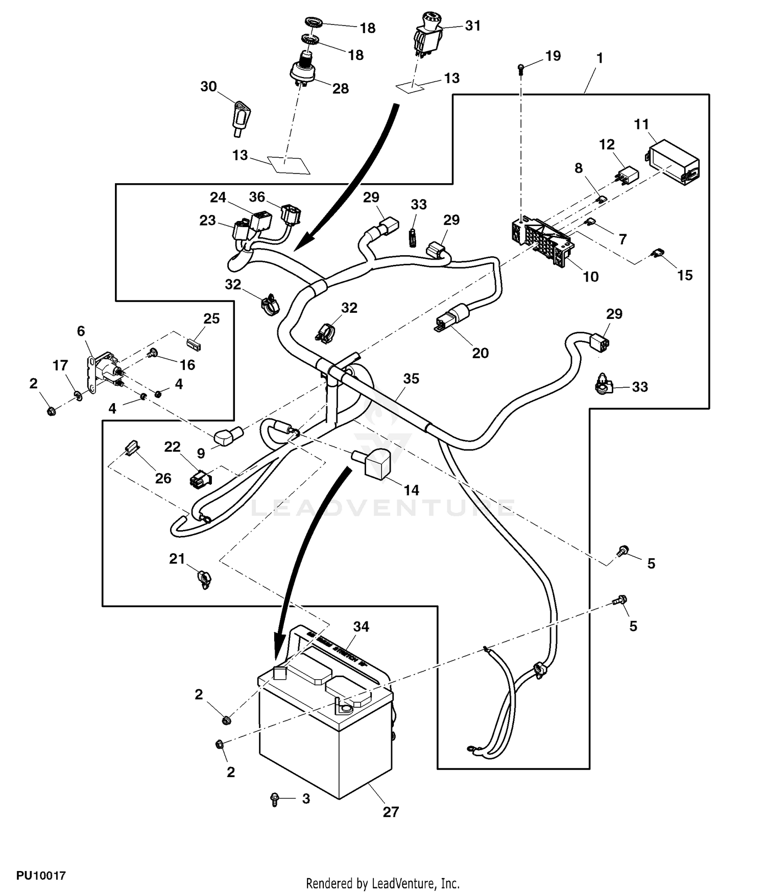 John Deere Z425 Wiring Diagram - Printable Form, Templates and Letter