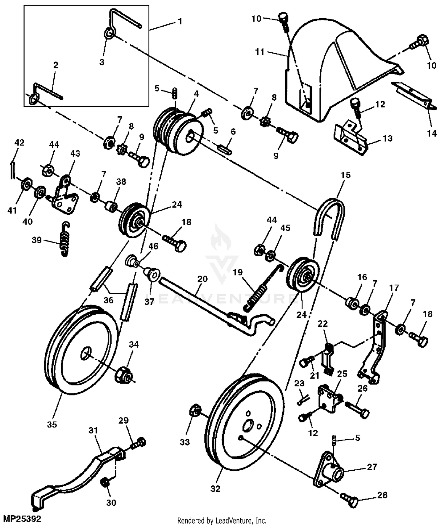 31+ John Deere 44 Snowblower Belt Diagram