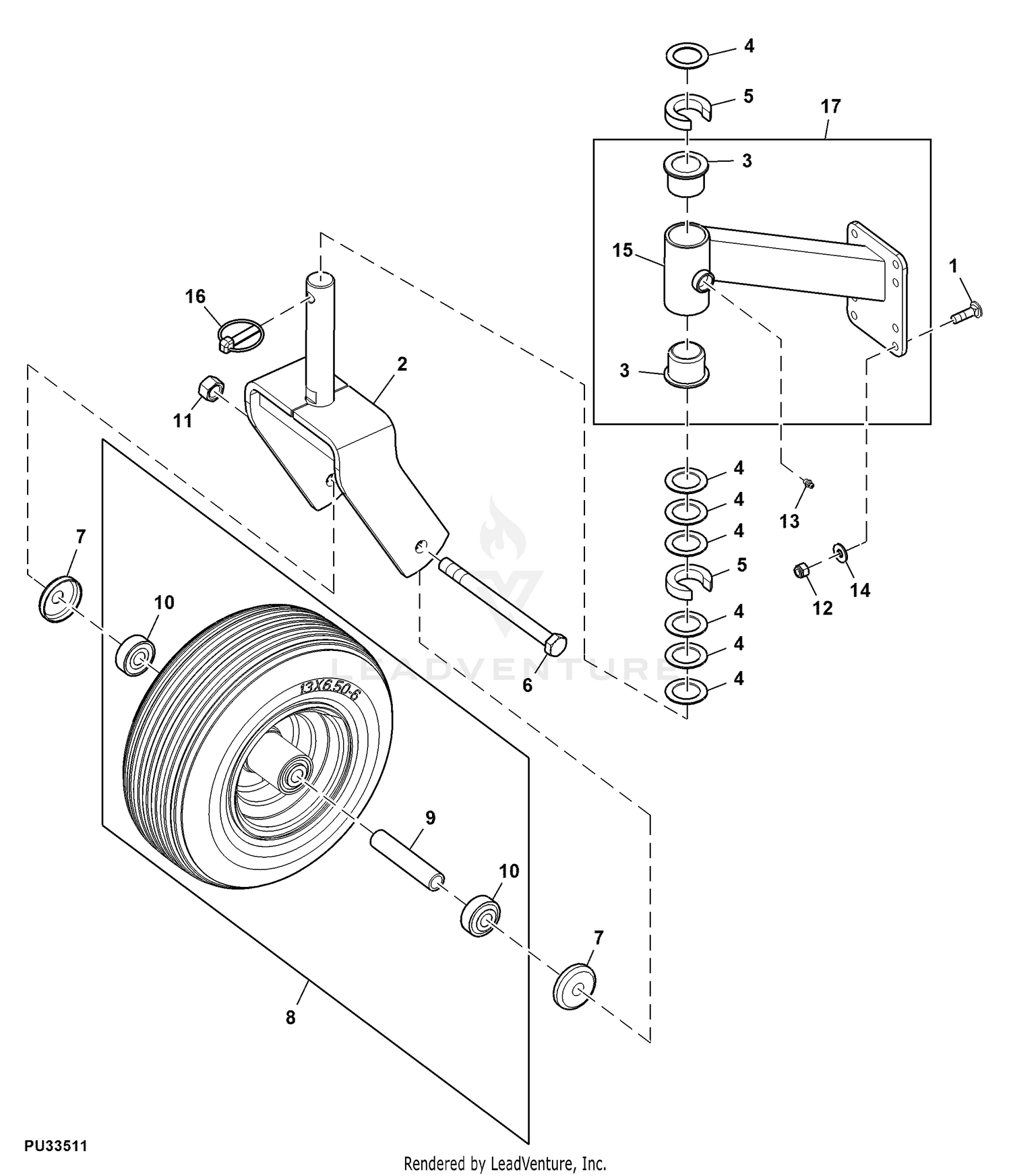 John deere 52 inch mower online deck