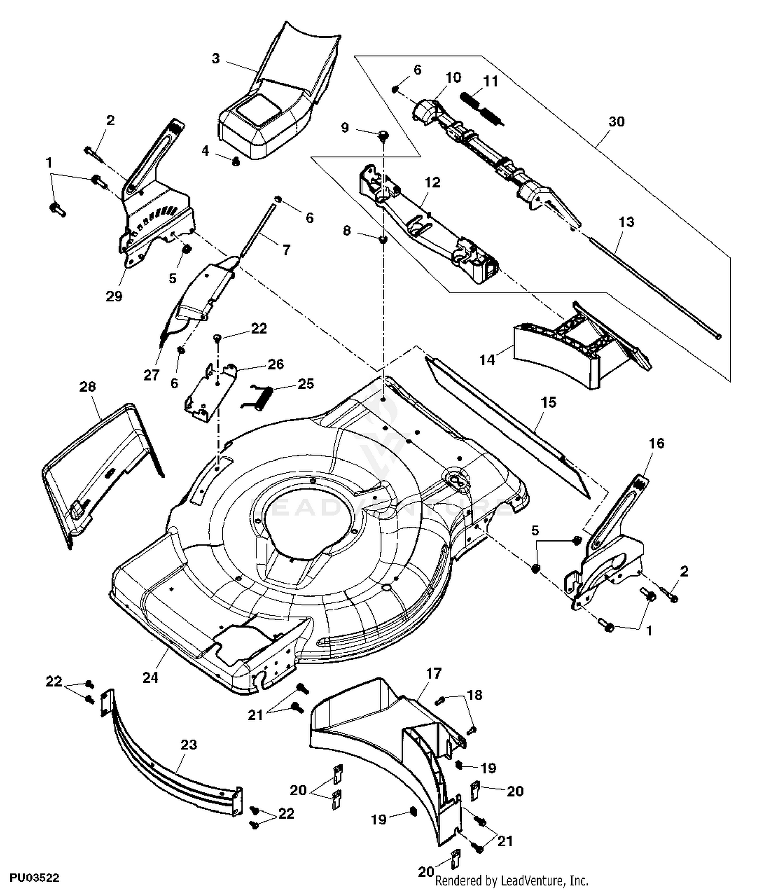 John deere store js26 parts