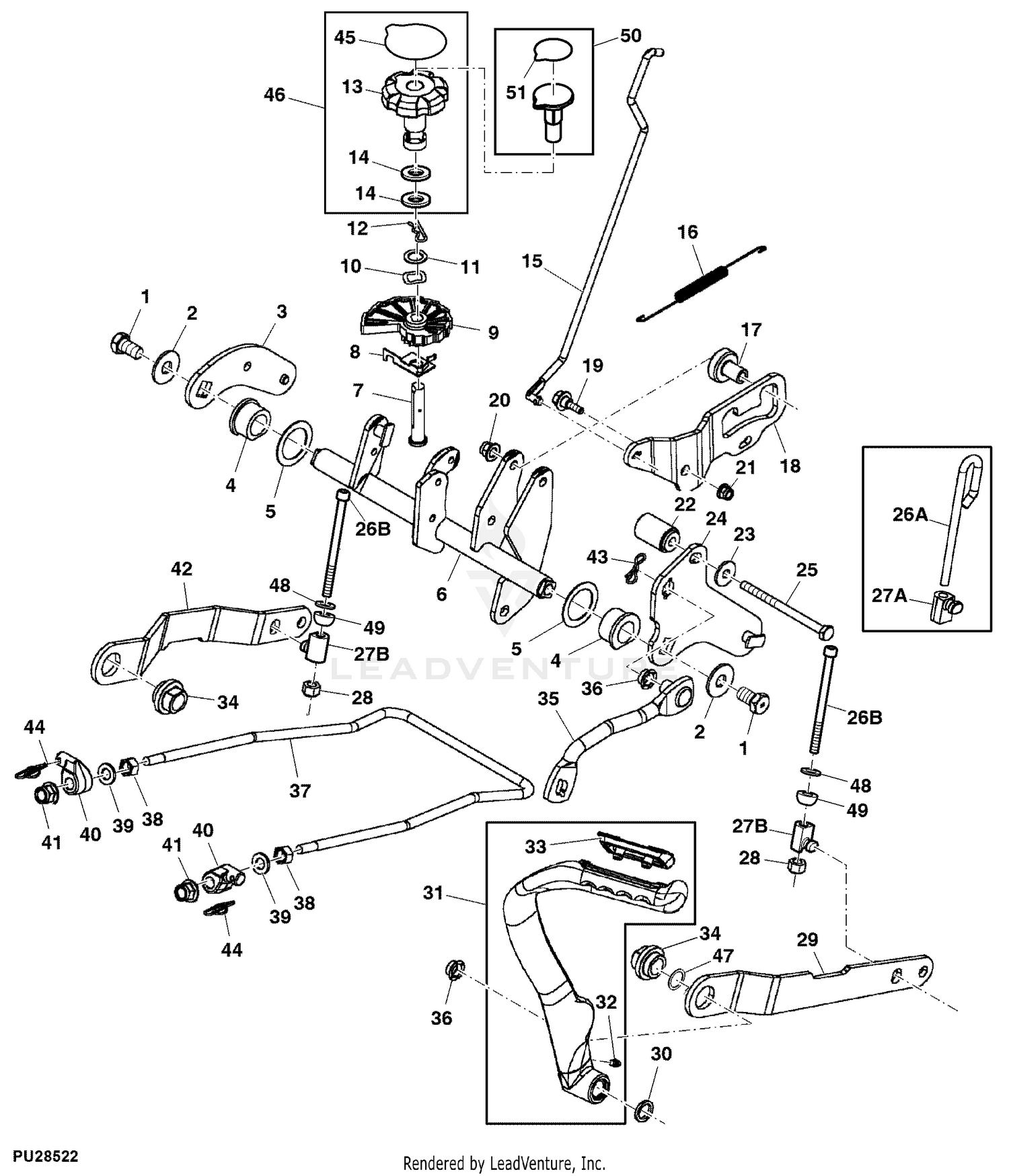 John deere x300 online belt