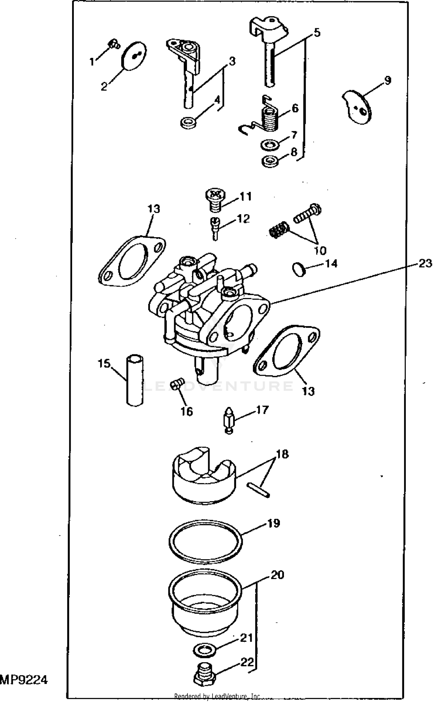 John deere 14pz carburetor sale