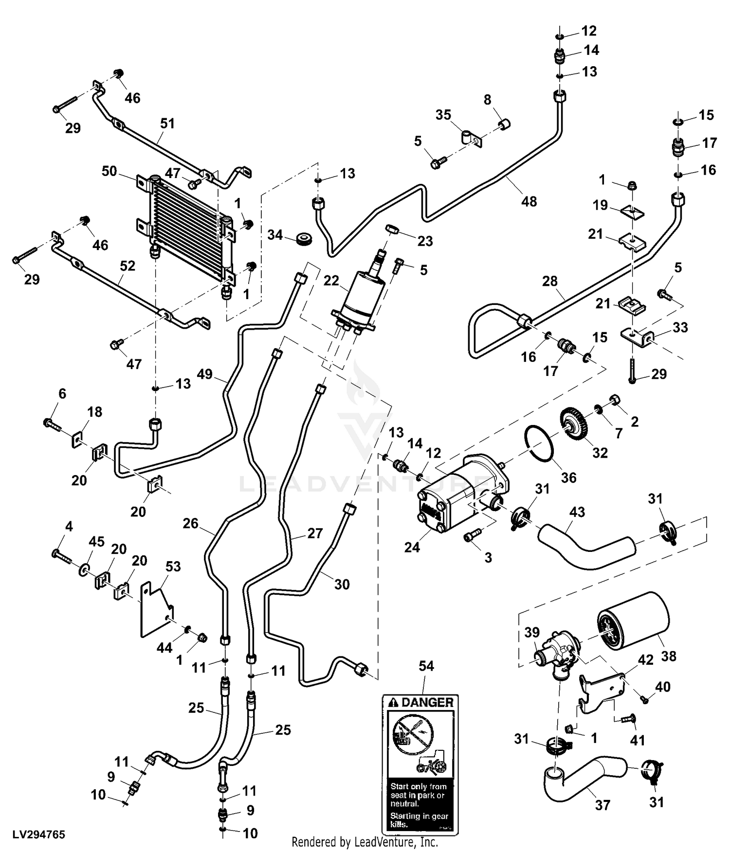 John Deere 3038E Compact Utility Tractor Parts Catalog JD PC9799