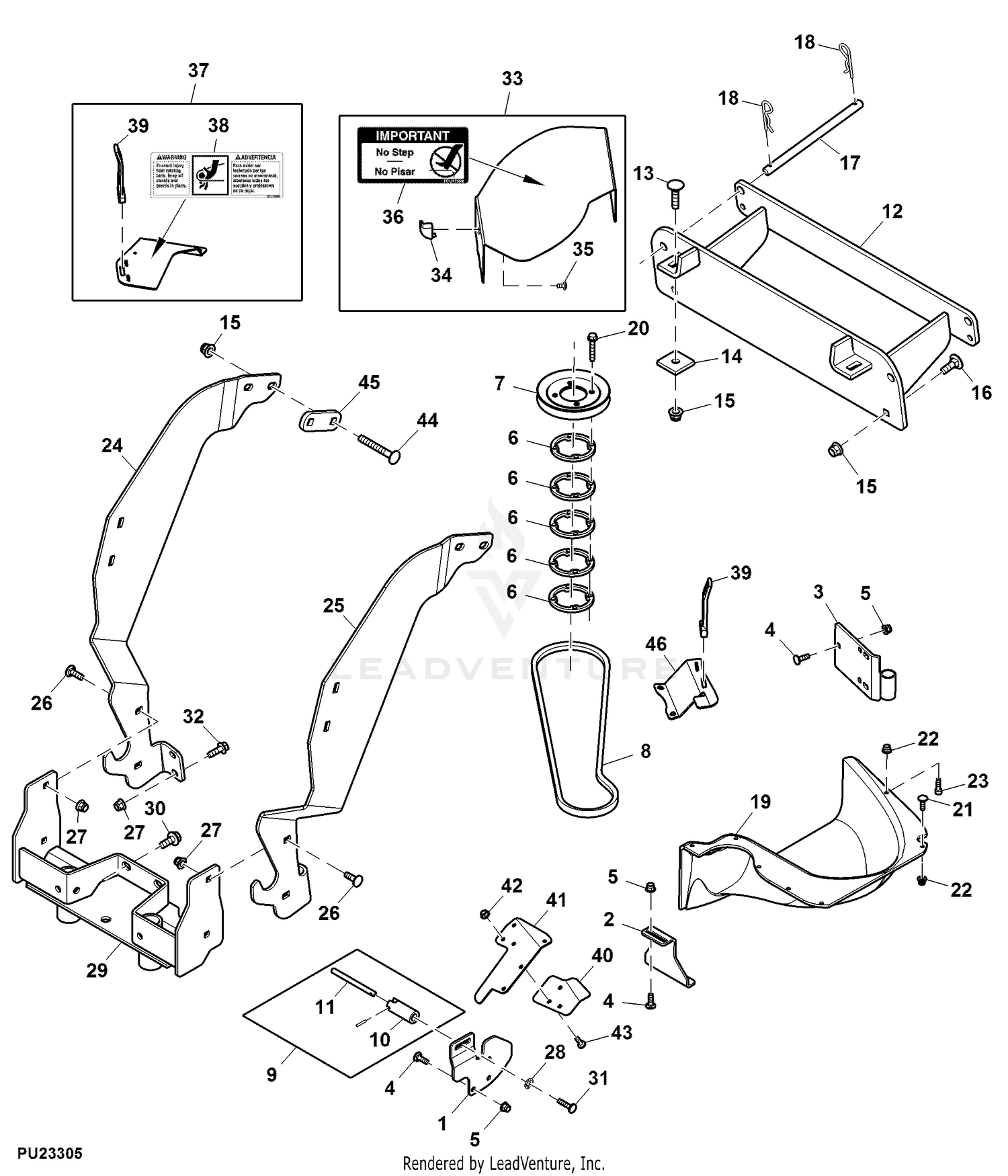 John deere z915e discount attachments