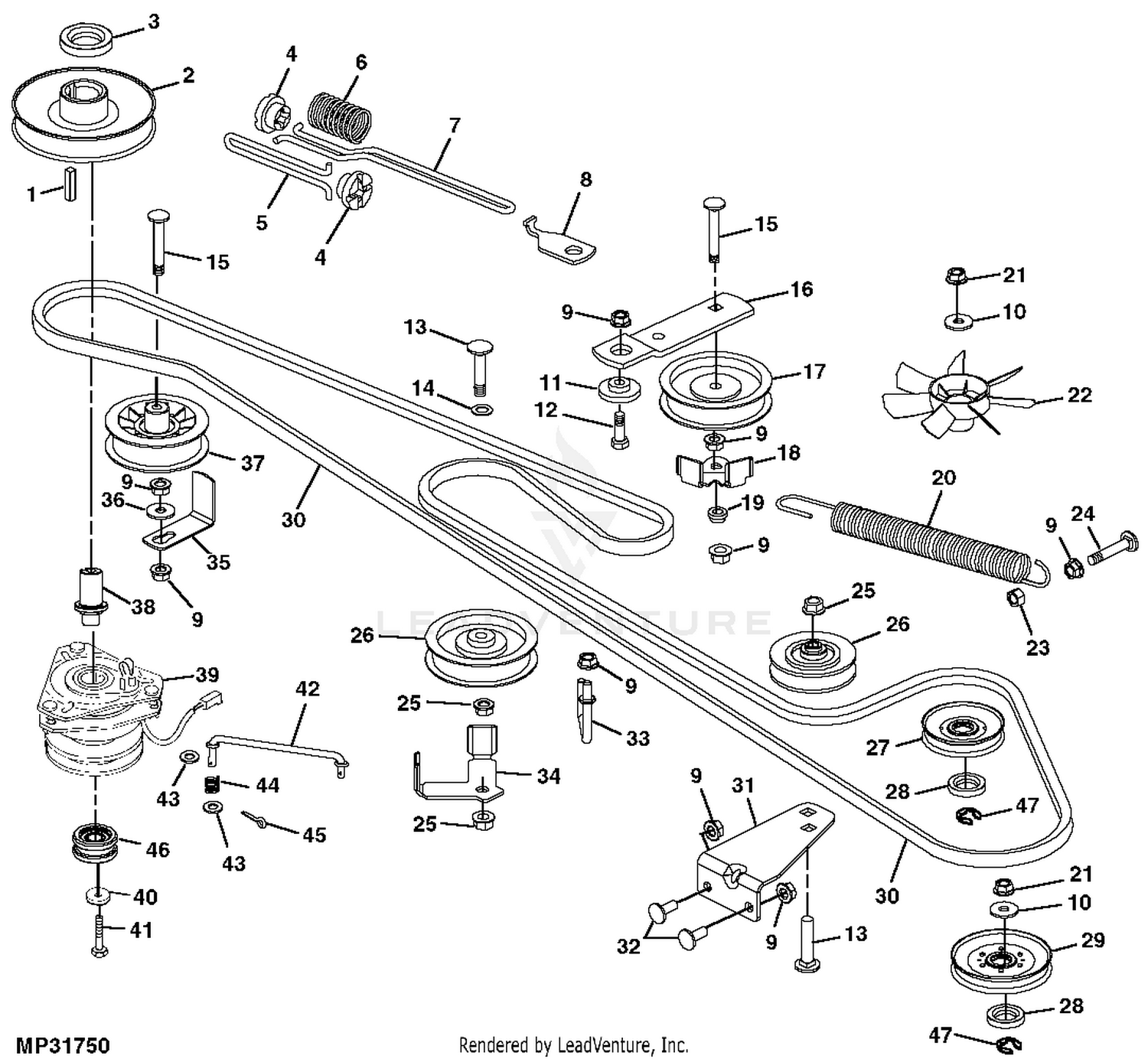 John Deere X580 Drive Belt Diagram Atelier Yuwaciaojp