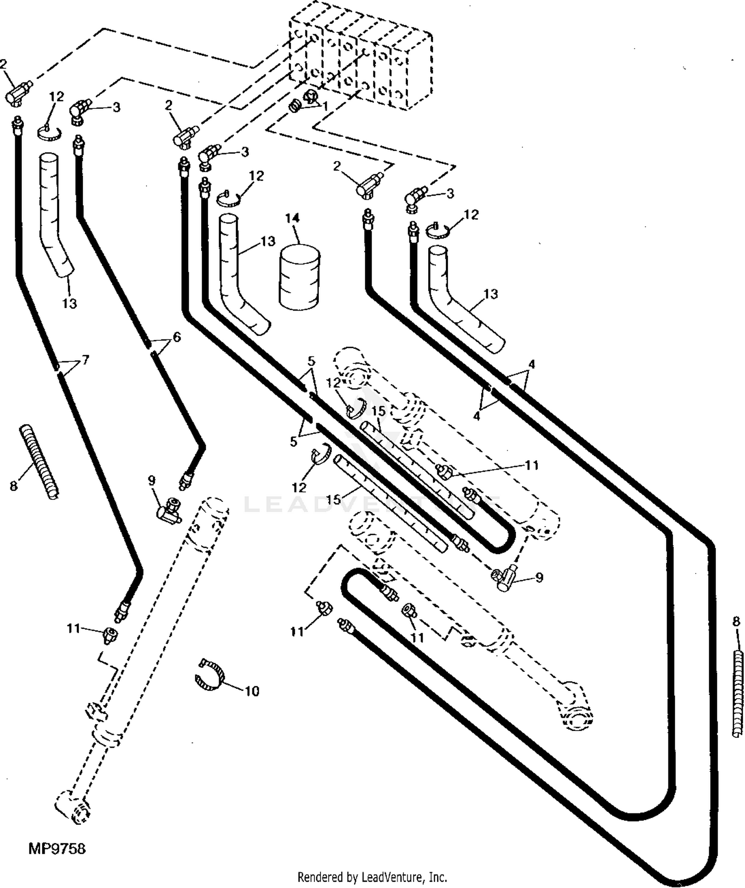 John Deere 7, 8, 8A, 8B, 10 and 10A Backhoes Parts Catalog (PC1969)