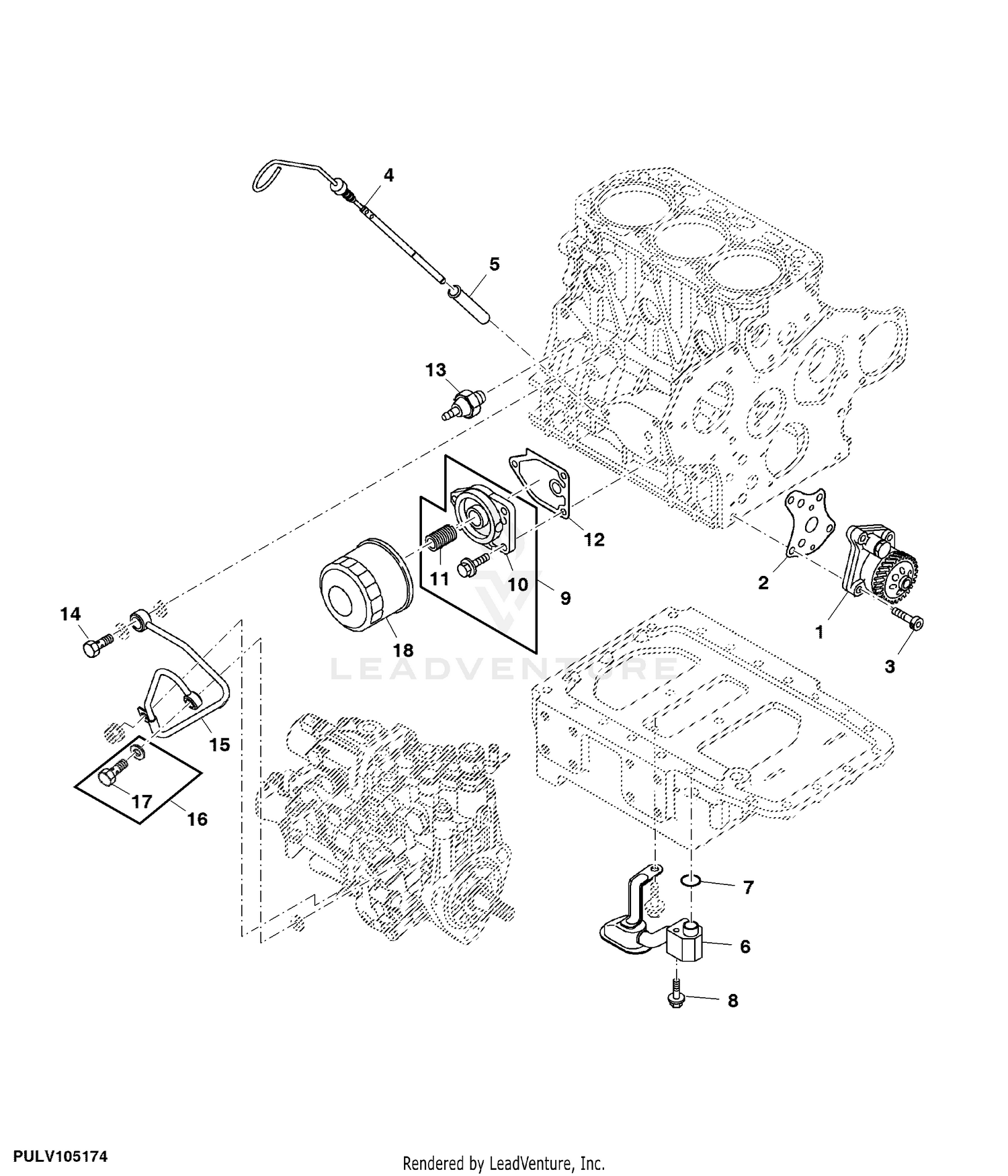 John Deere Engine Lubrication Oil System John Deere Engine Lubrication Oil System