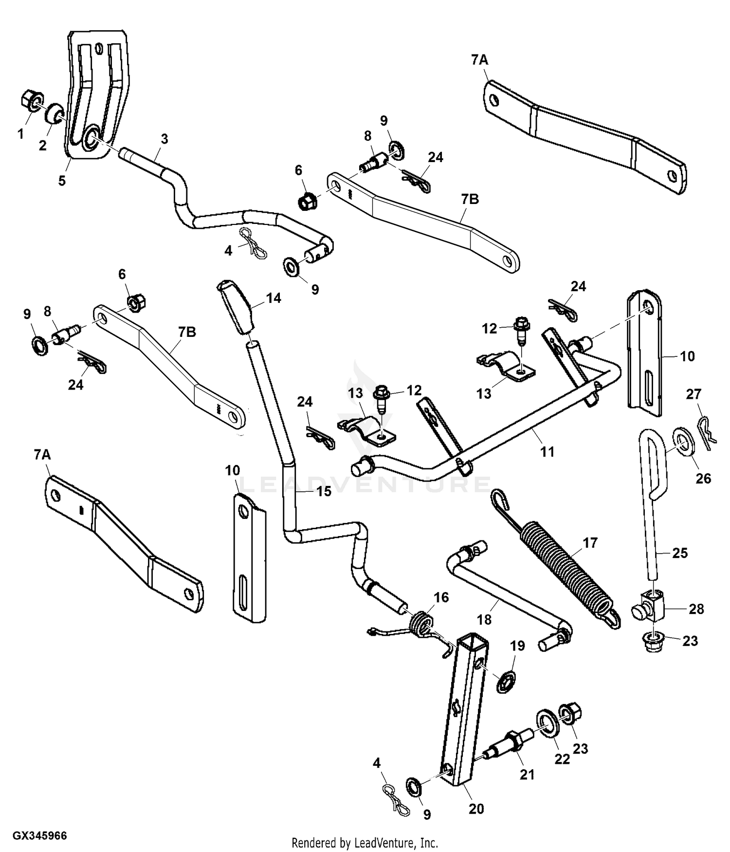 John Deere L110 Parts Diagram Heat Exchanger Spare Pa - vrogue.co