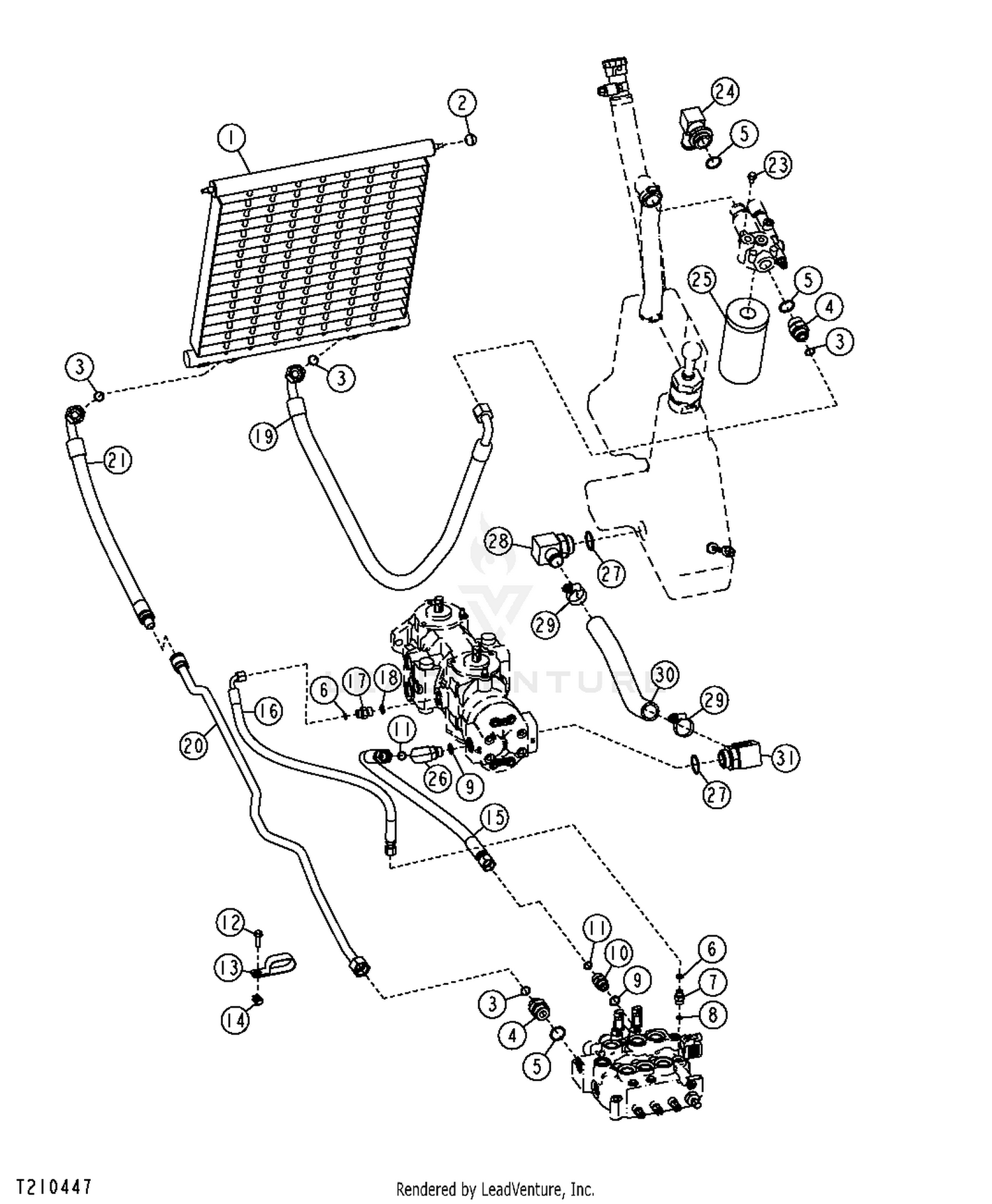 john deere 250 skid steer hydraulic diagram - DaninaElara