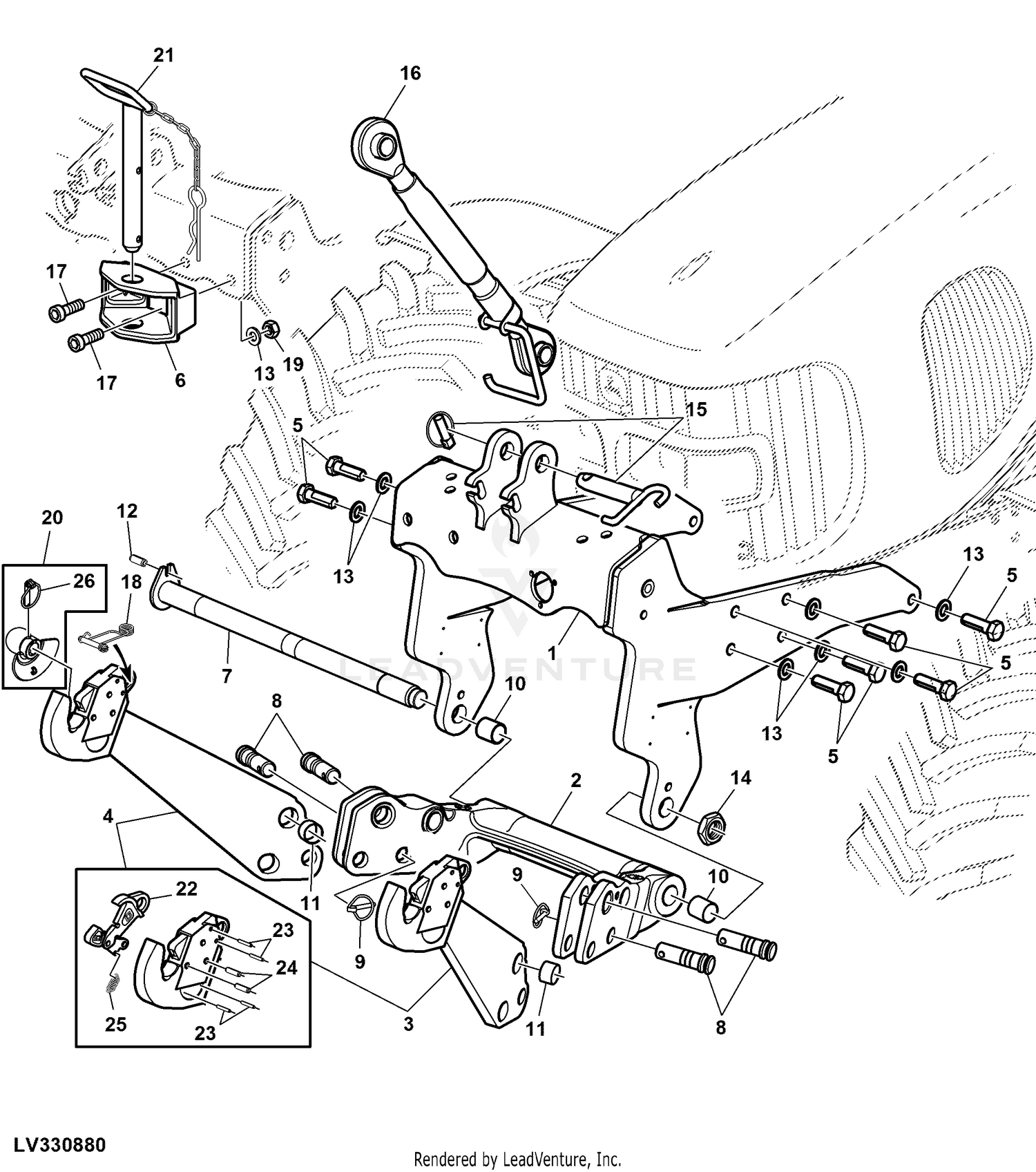 John Deere 4020 Hydraulic Diagram