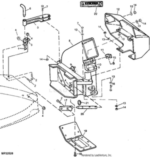 john deere gt235 drive belt diagram