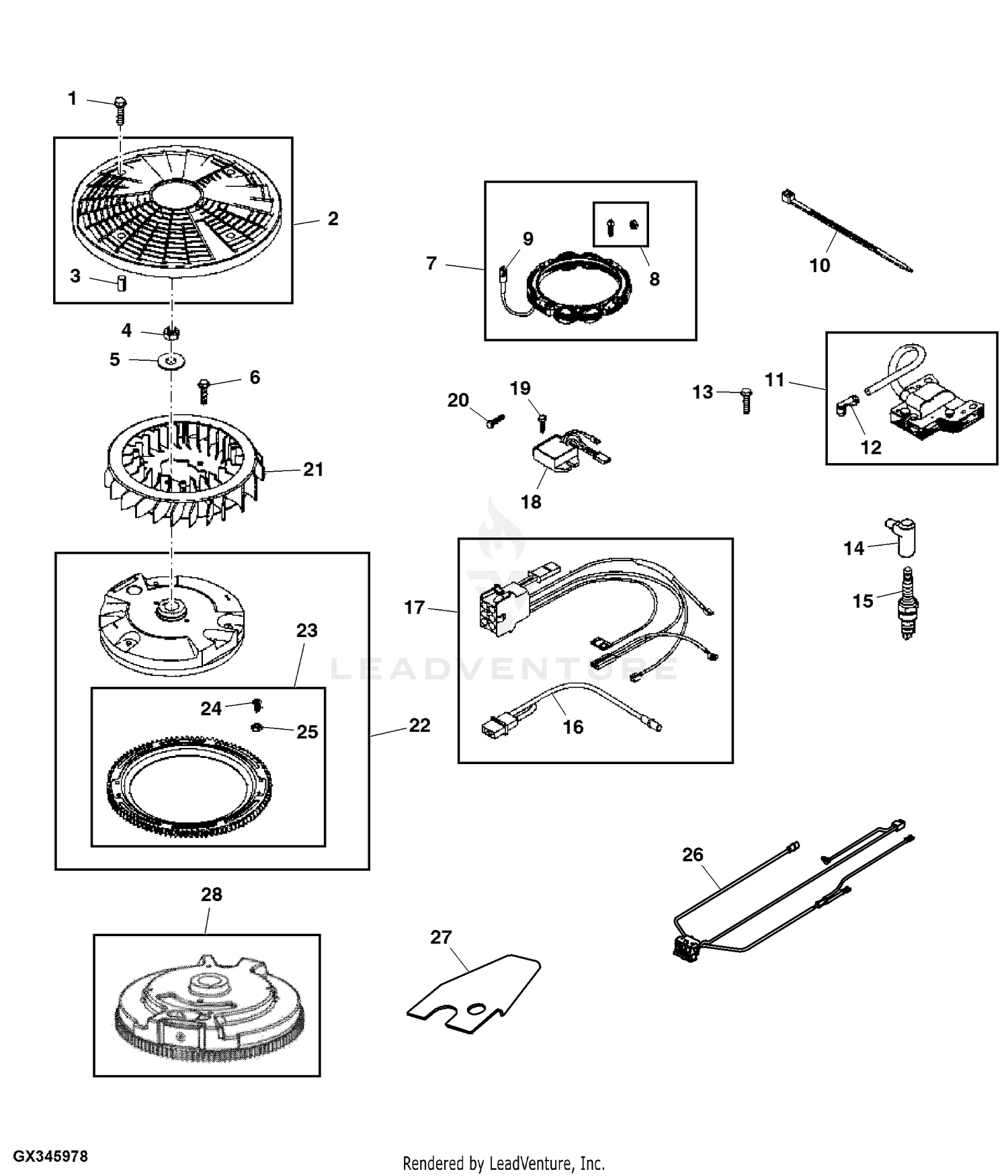 John Deere L120 Electrical Schematic Wiring Diagram